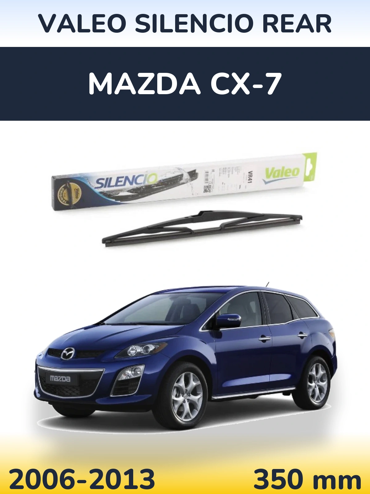 Torkarblad Valeo Silencio Rear för Mazda CX-7