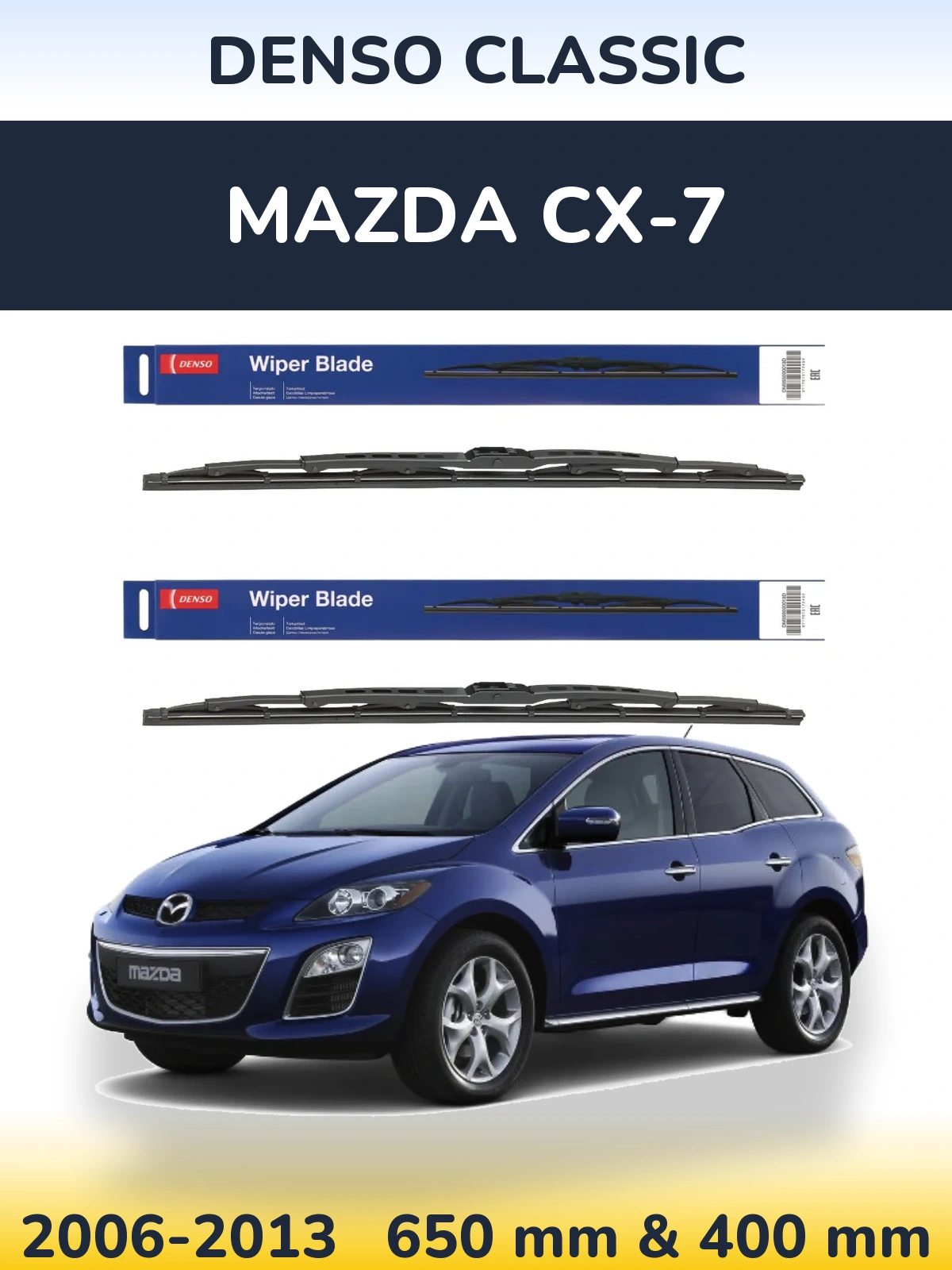Torkarblad Denso Classic för Mazda CX-7