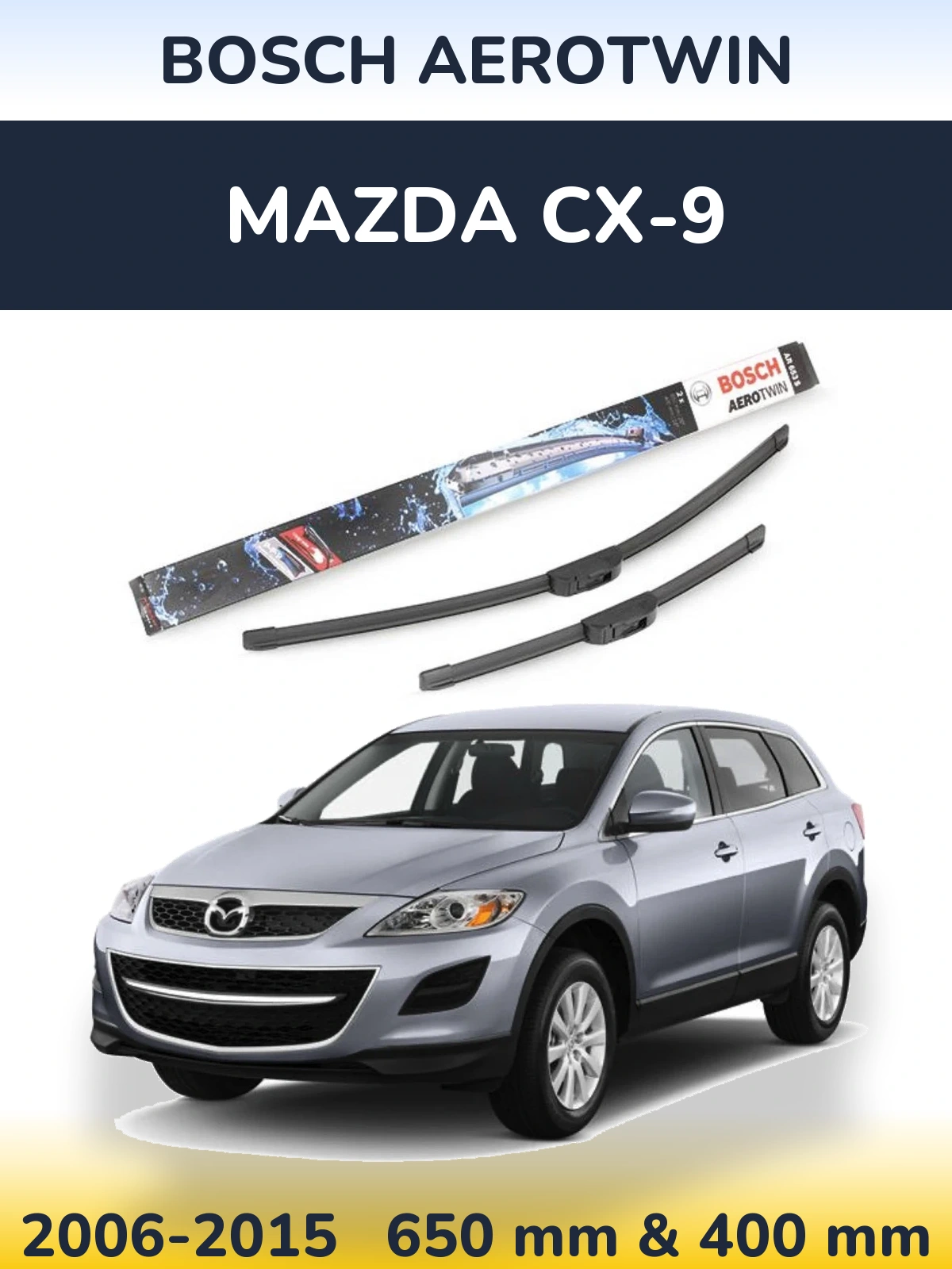 Torkarblad BOSCH AeroTwin för Mazda CX-9