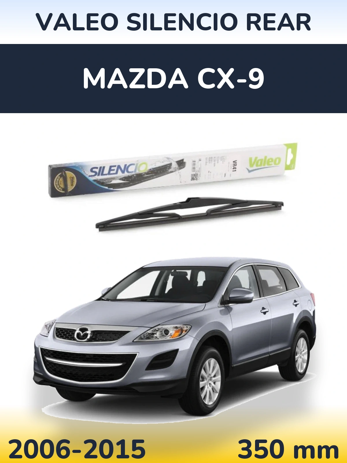 Torkarblad Valeo Silencio Rear för Mazda CX-9