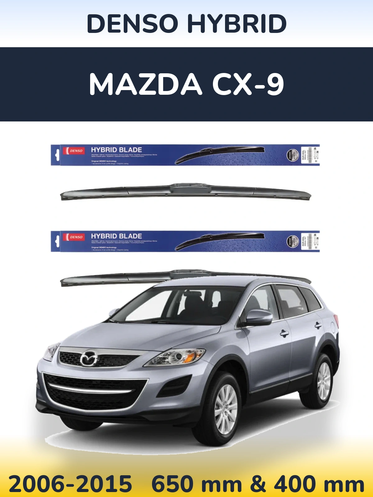 Torkarblad Denso Hybrid för Mazda CX-9