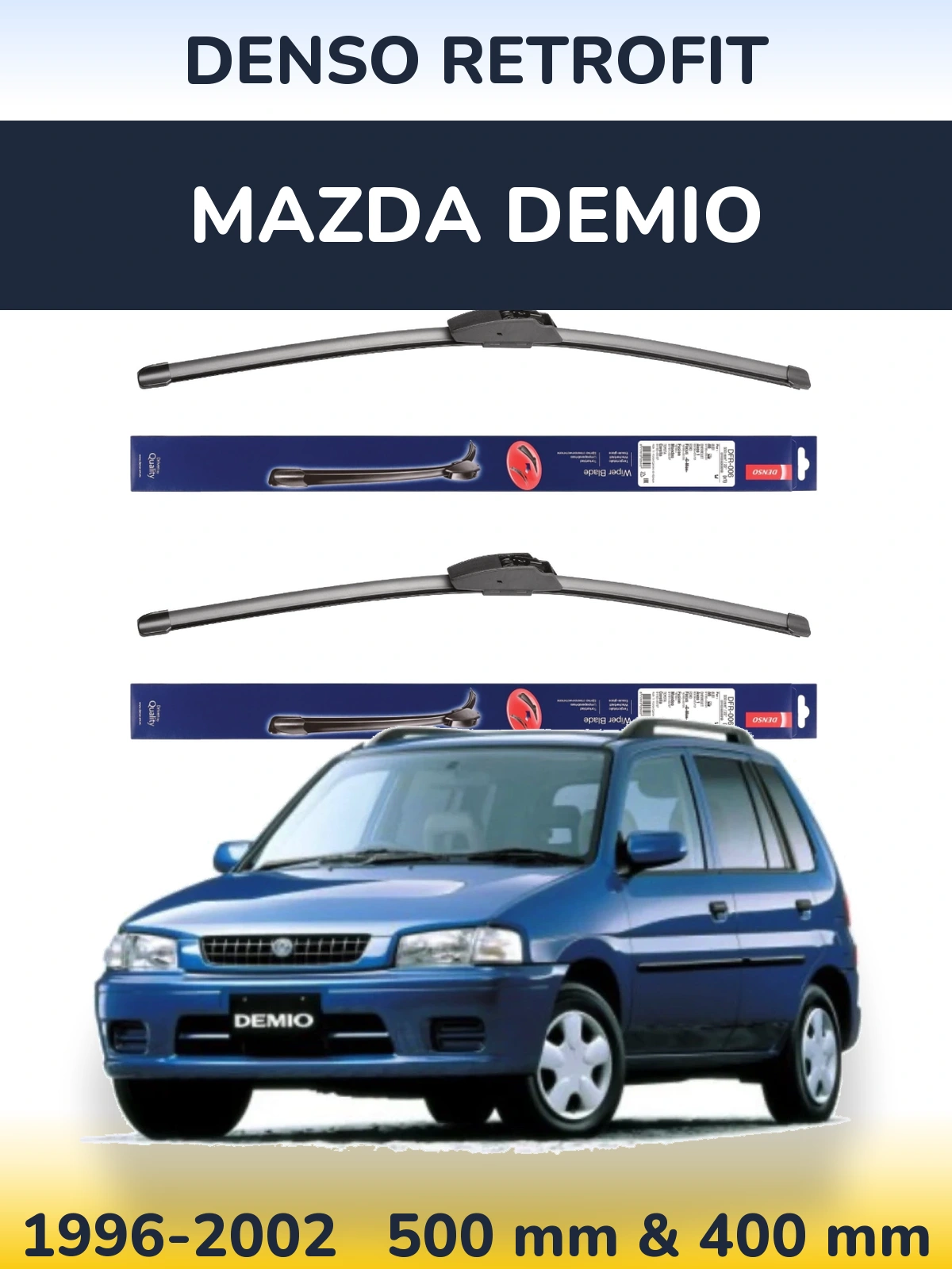 Torkarblad Denso Retrofit för Mazda Demio