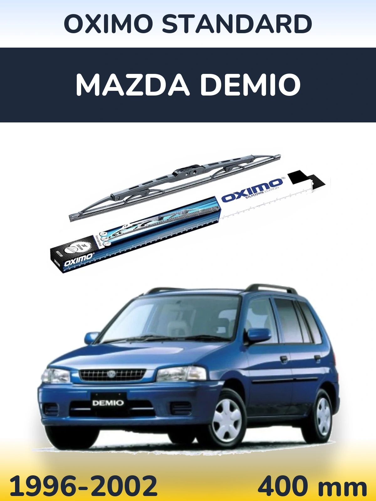 Torkarblad Oximo Standard för Mazda Demio