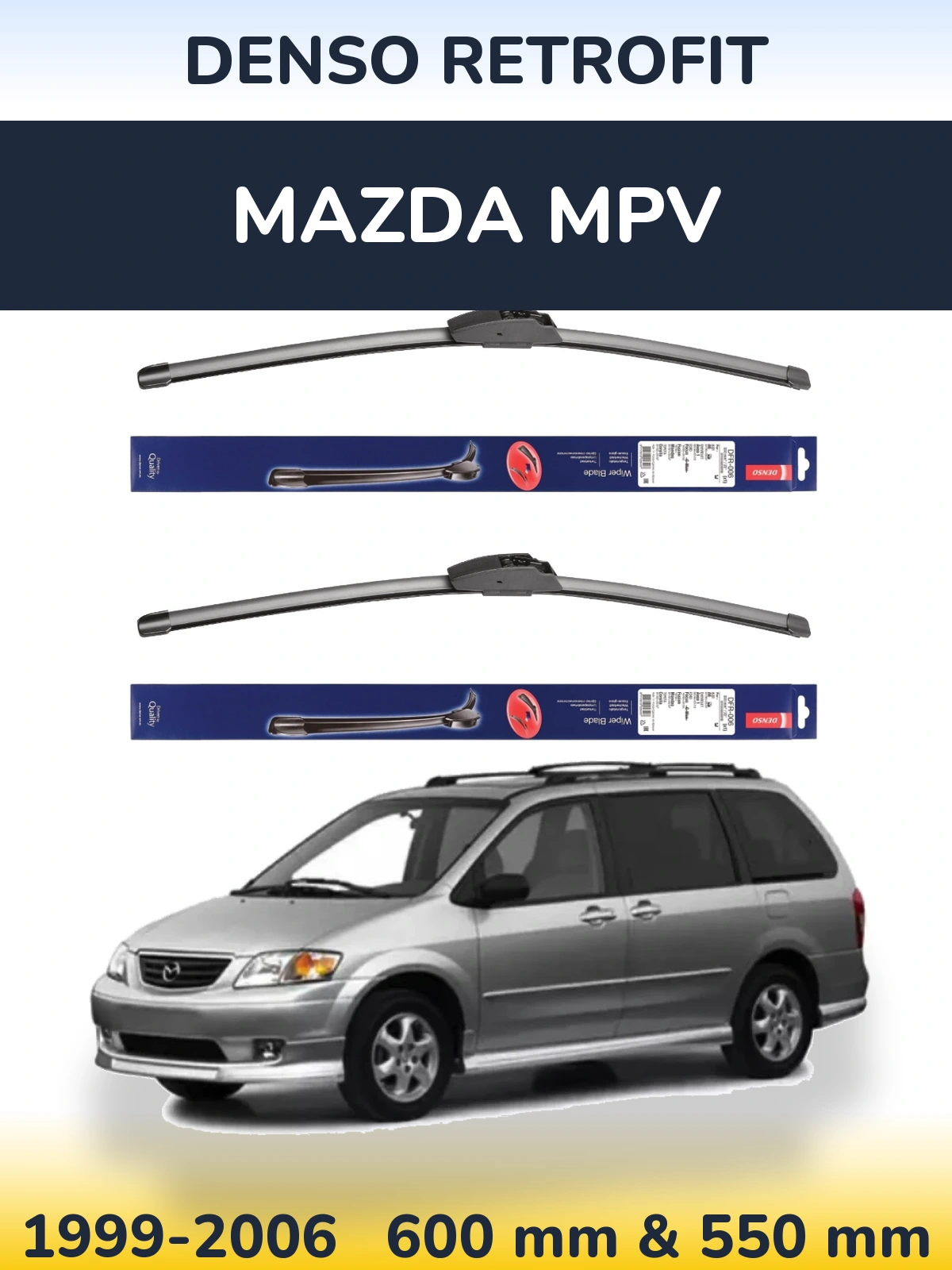Torkarblad Denso Retrofit för Mazda MPV
