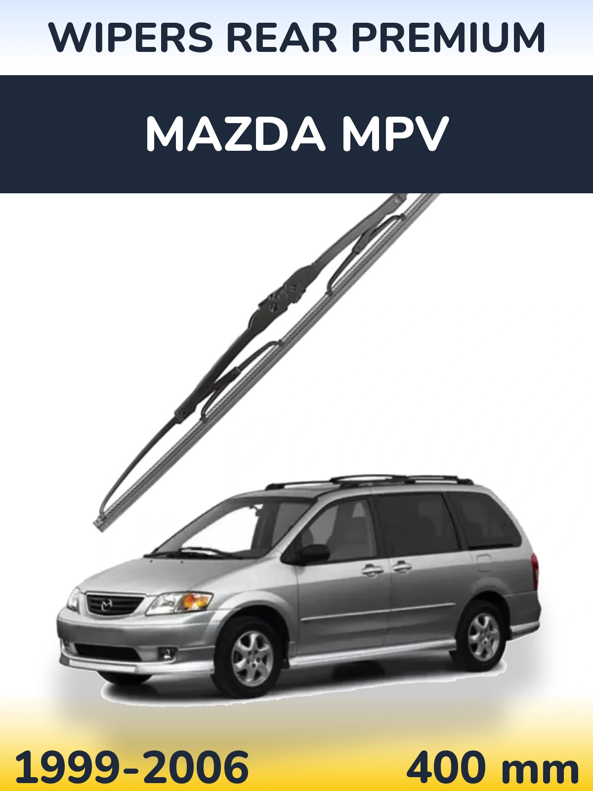 Задний дворник WIPERS REAR PREMIUM 400 мм для Mazda MPV 1999-2006