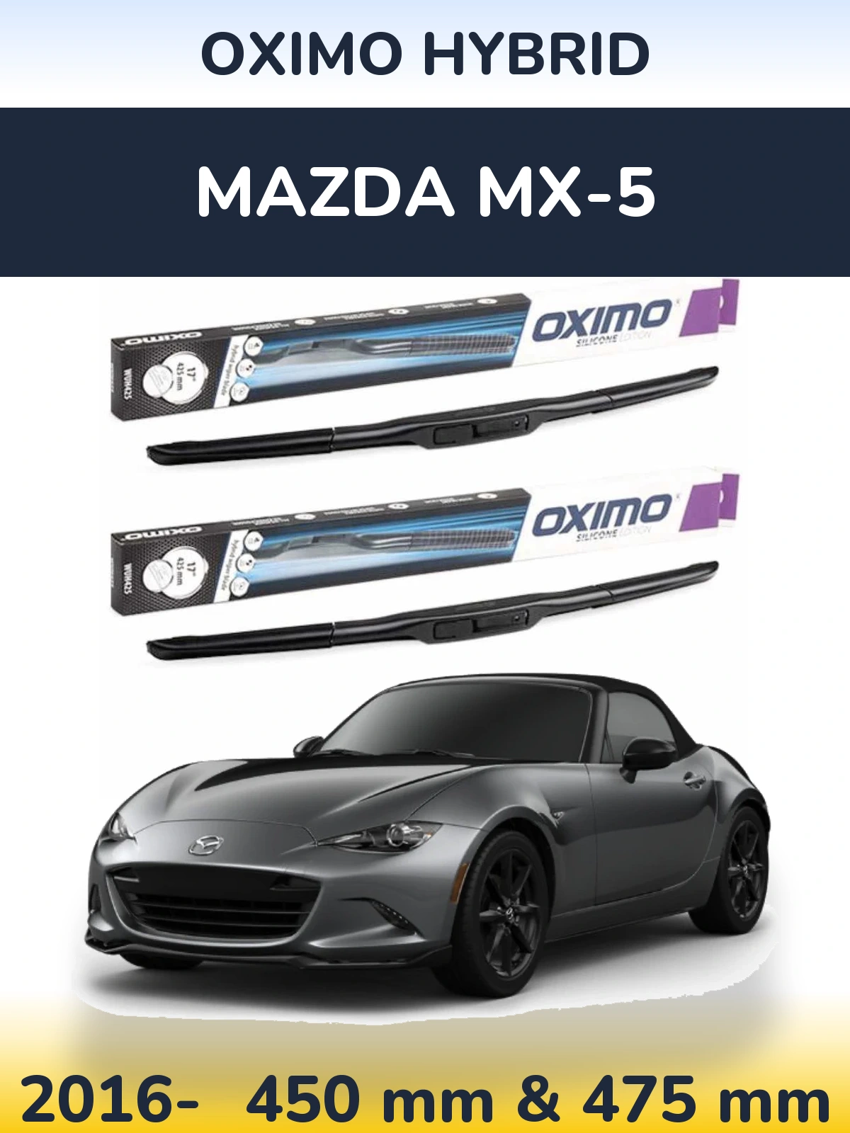 Torkarblad Oximo Hybrid för Mazda MX-5