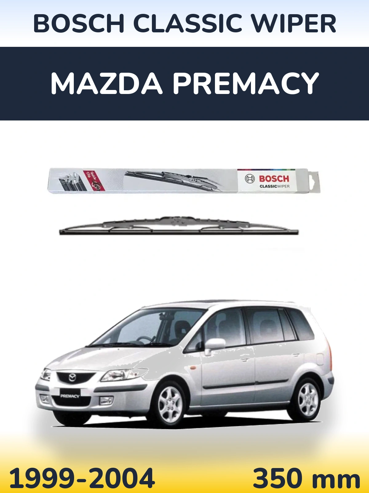 Torkarblad BOSCH Classic Wiper för Mazda Premacy