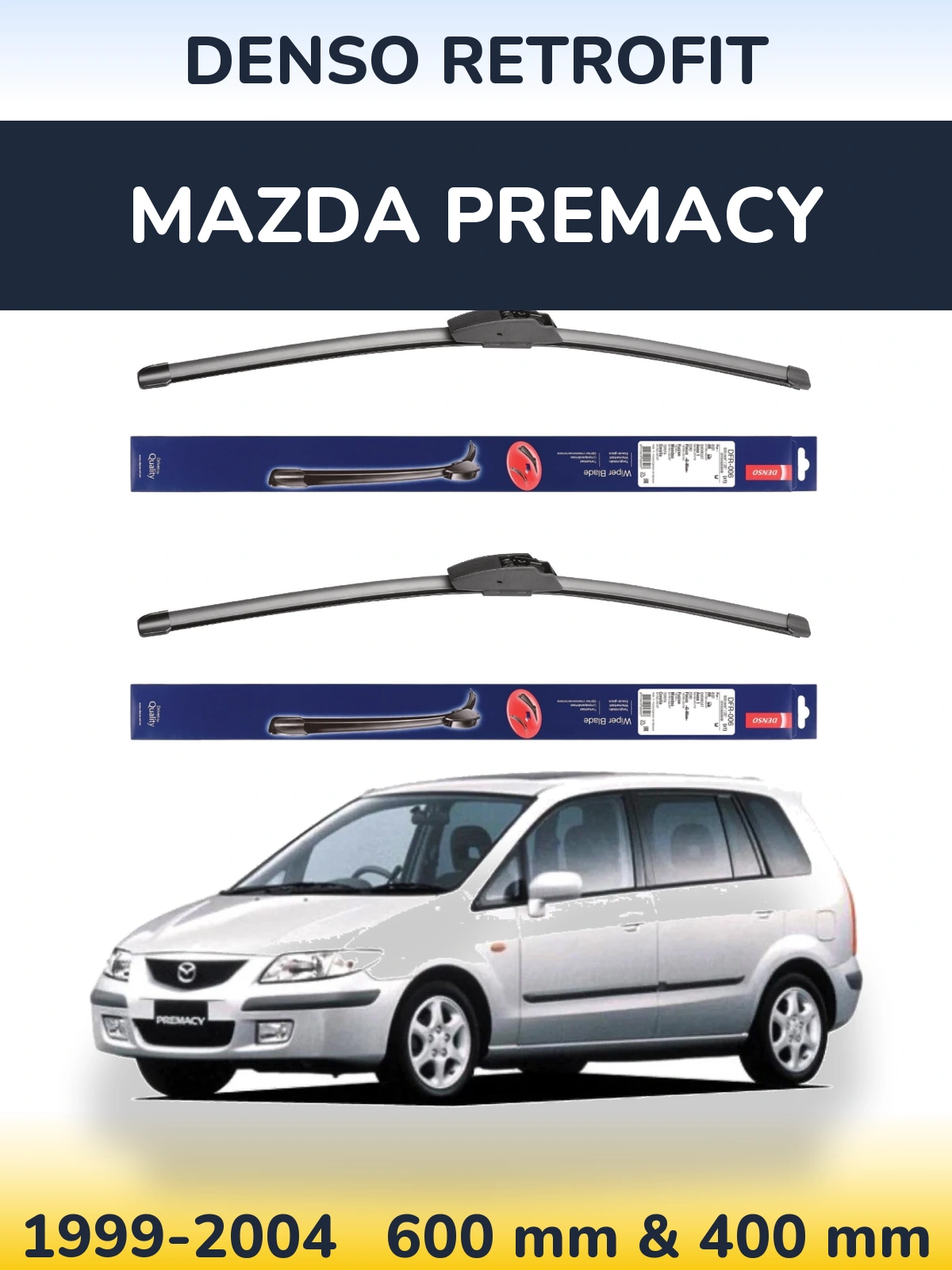 Torkarblad Denso Retrofit för Mazda Premacy