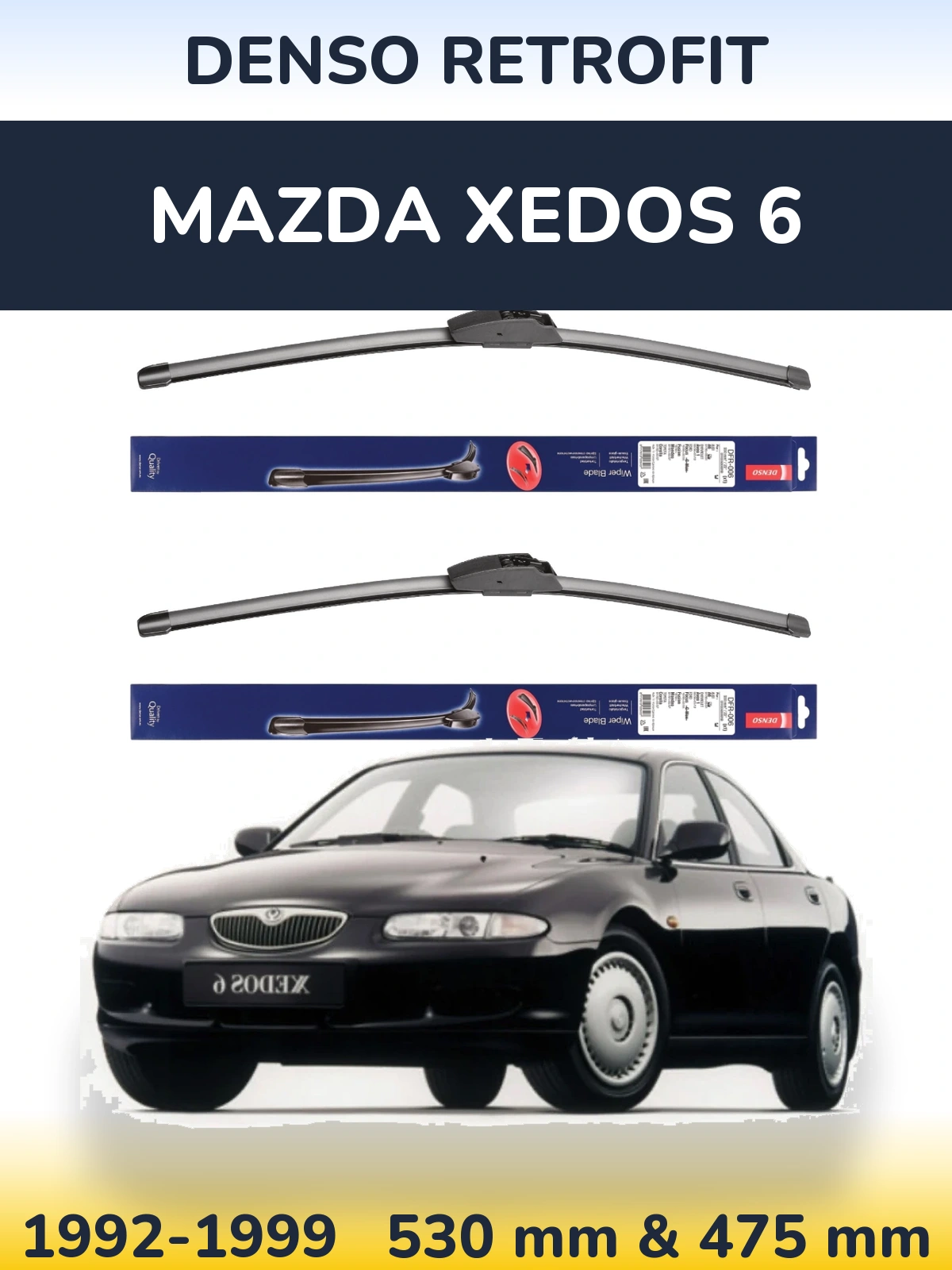 Torkarblad Denso Retrofit för Mazda Xedos 6