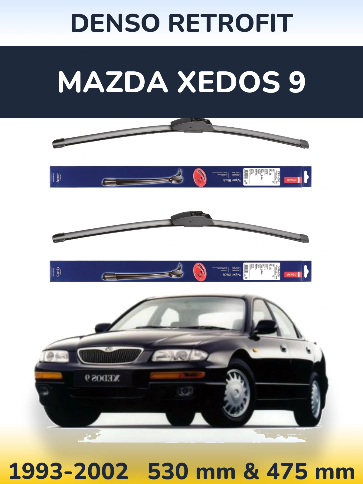Torkarblad Denso Retrofit för Mazda Xedos 9