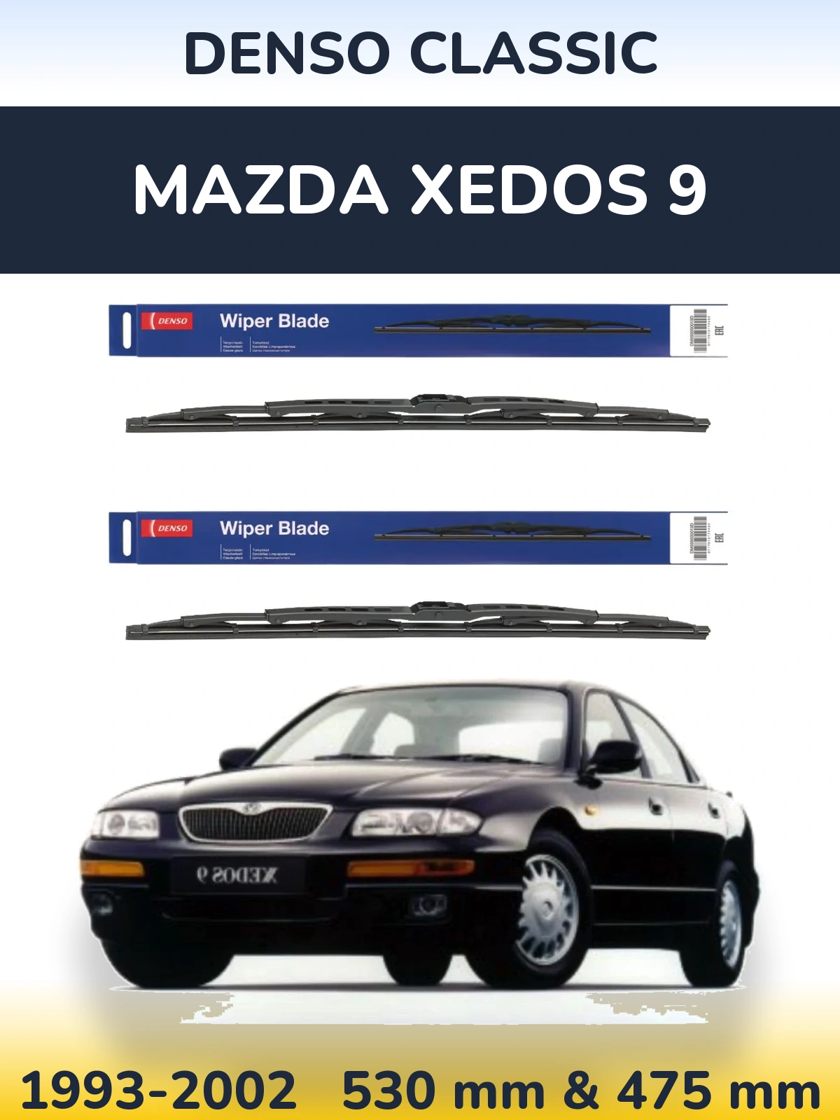 Torkarblad Denso Classic för Mazda Xedos 9