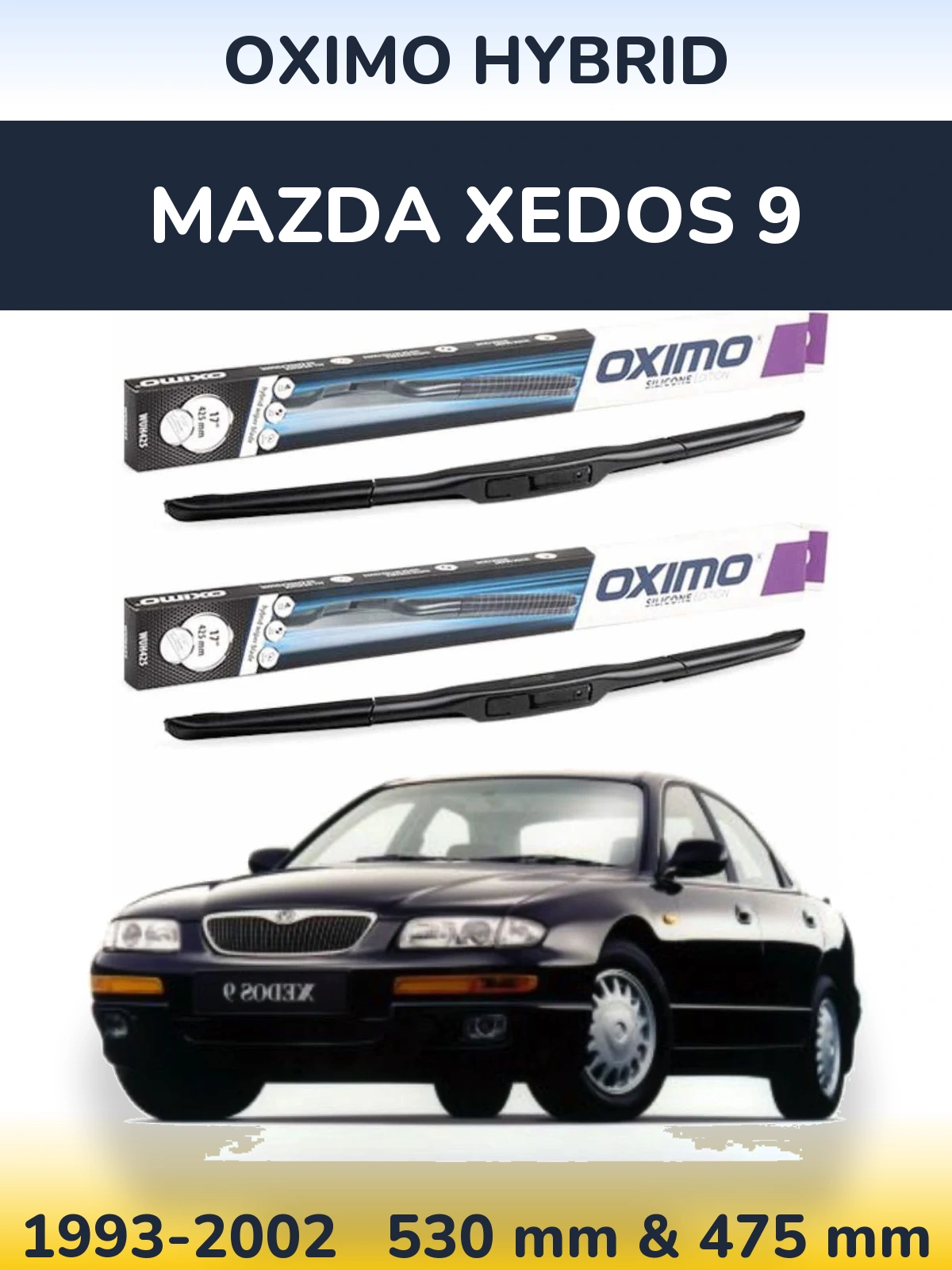 Torkarblad Oximo Hybrid för Mazda Xedos 9