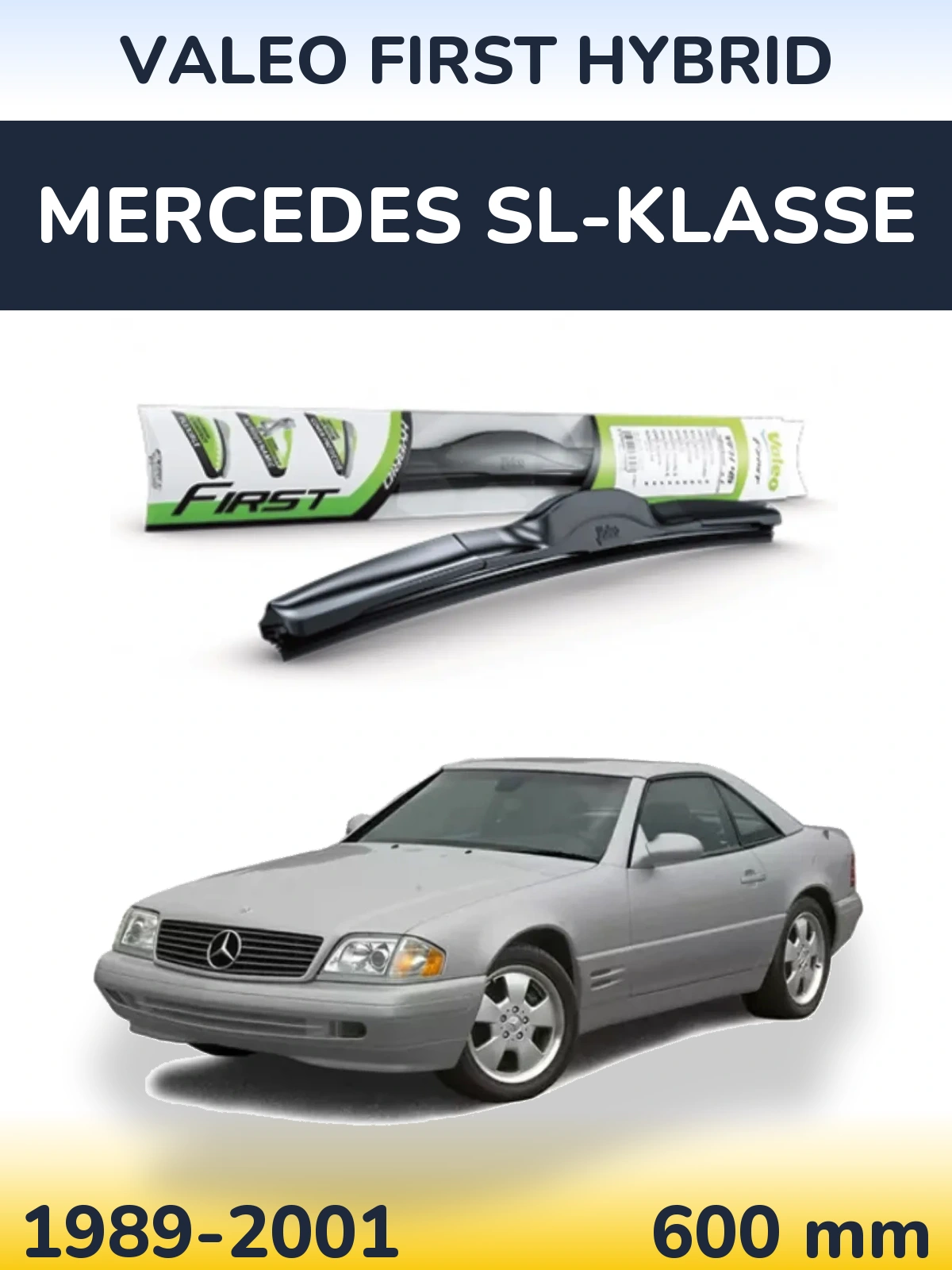Torkarblad Valeo First Hybrid för Mercedes SL-Klasse