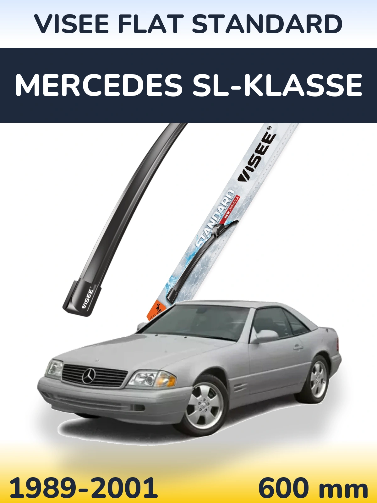 Torkarblad VISEE FLAT STANDARD för Mercedes SL-Klasse