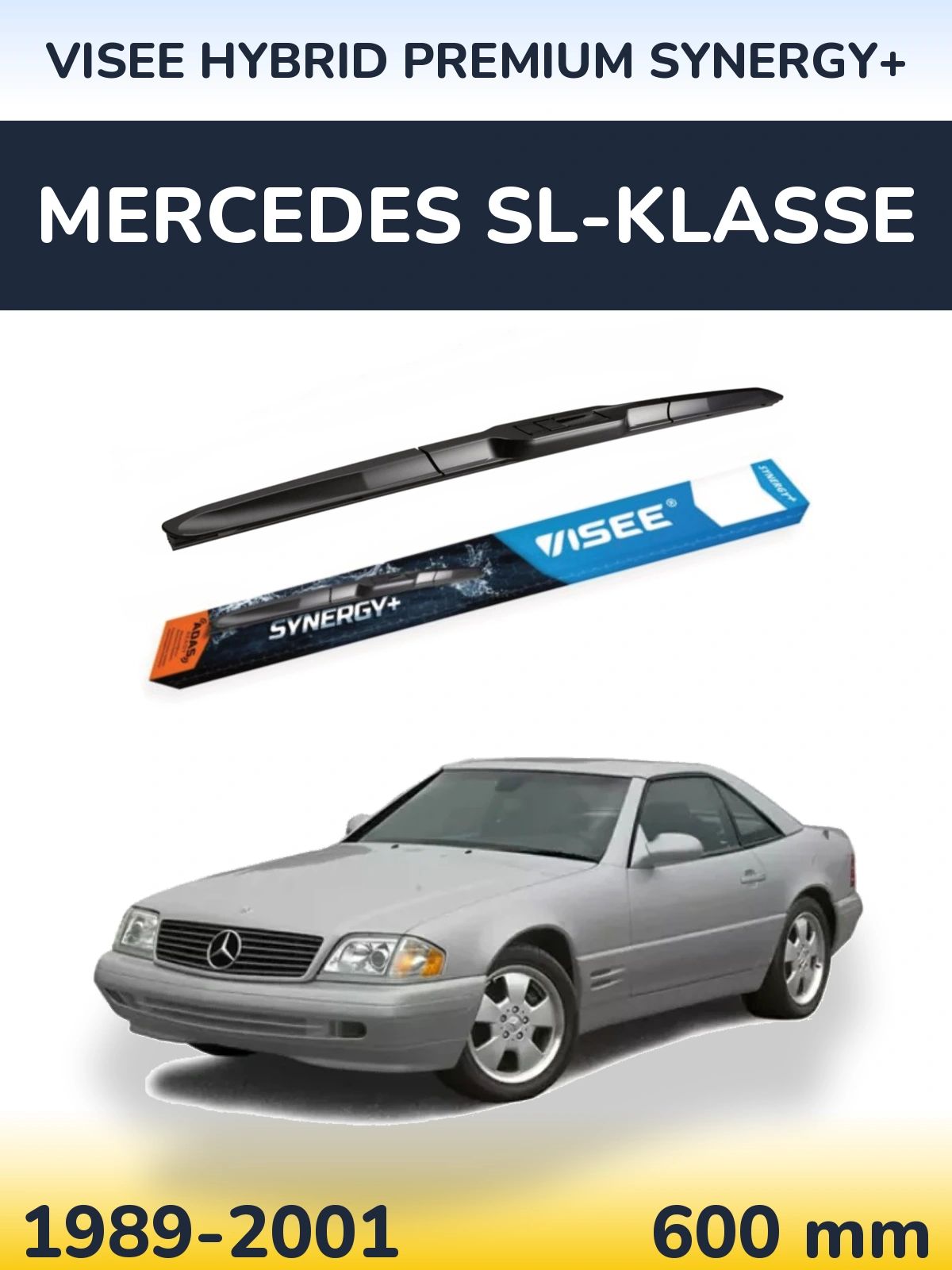 Torkarblad VISEE HYBRID PREMIUM SYNERGY+ för Mercedes SL-Klasse