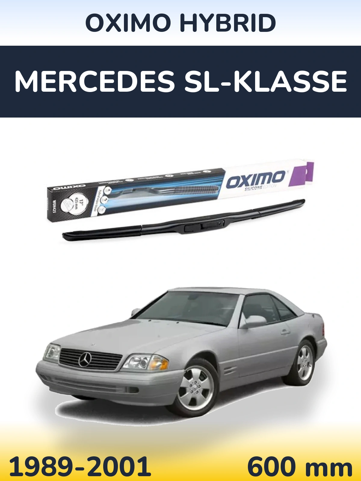 Torkarblad Oximo Hybrid för Mercedes SL-Klasse