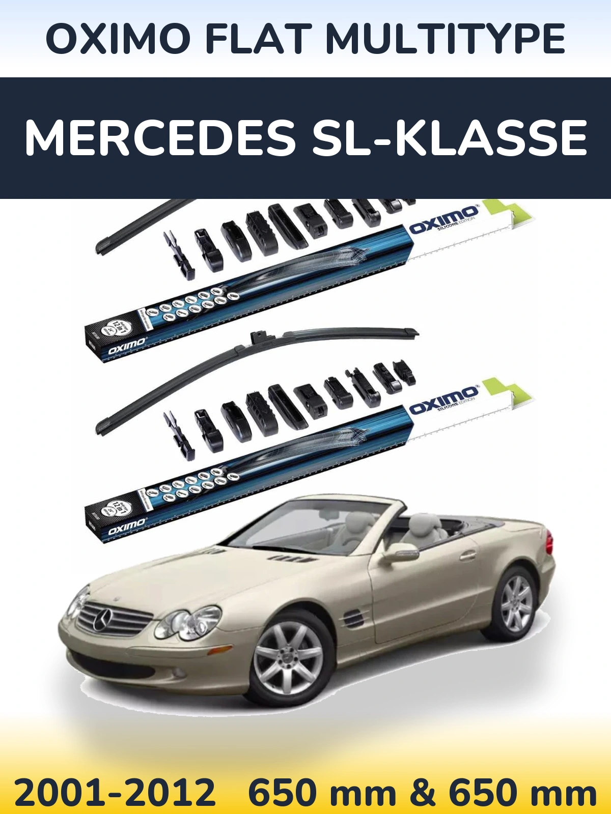 Torkarblad Oximo Flat MultiType för Mercedes SL-Klasse