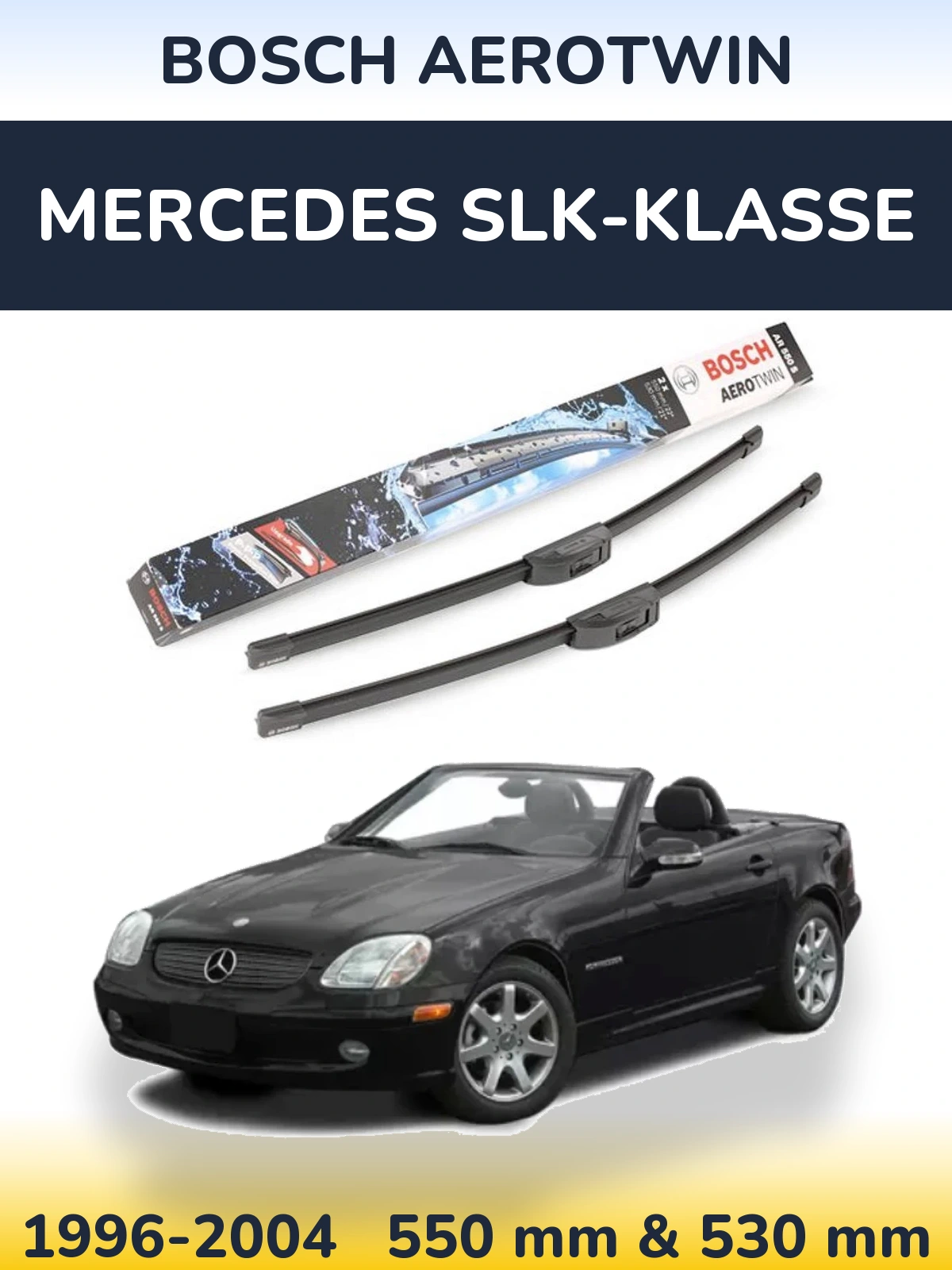 Torkarblad BOSCH AeroTwin för Mercedes SLK-Klasse
