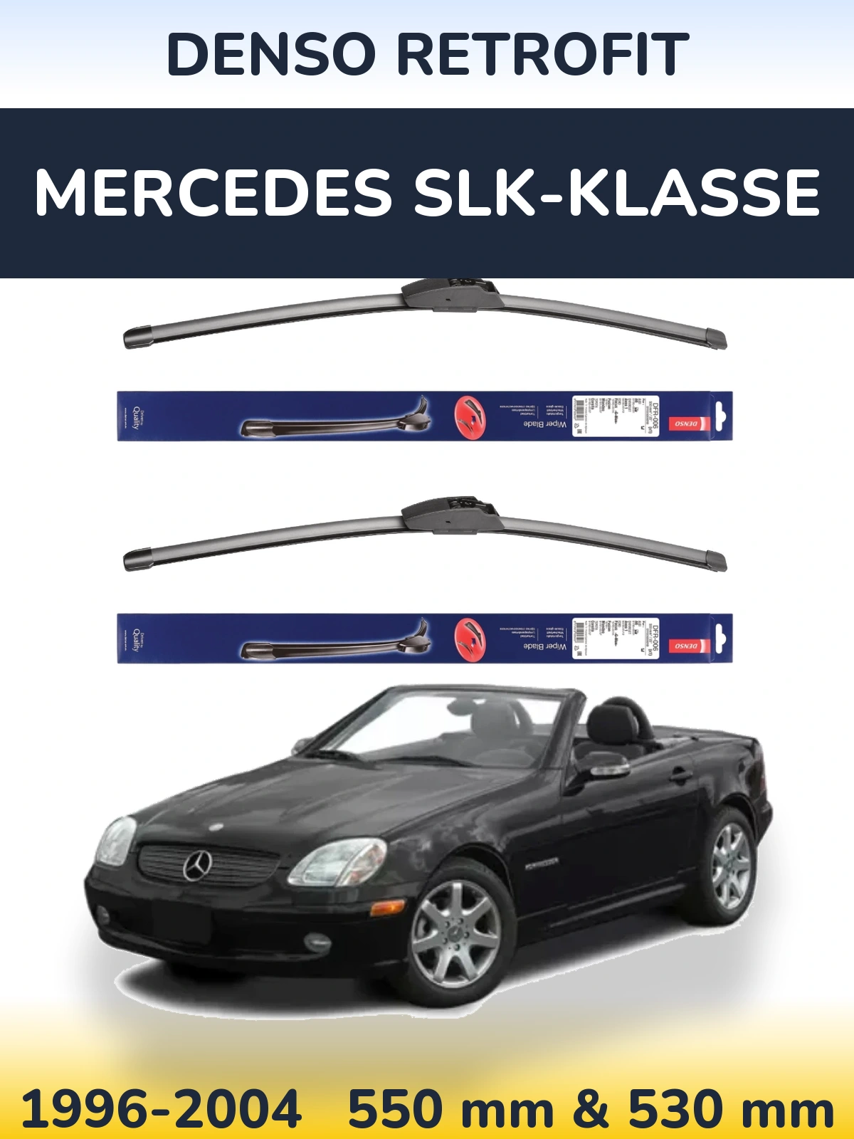 Torkarblad Denso Retrofit för Mercedes SLK-Klasse
