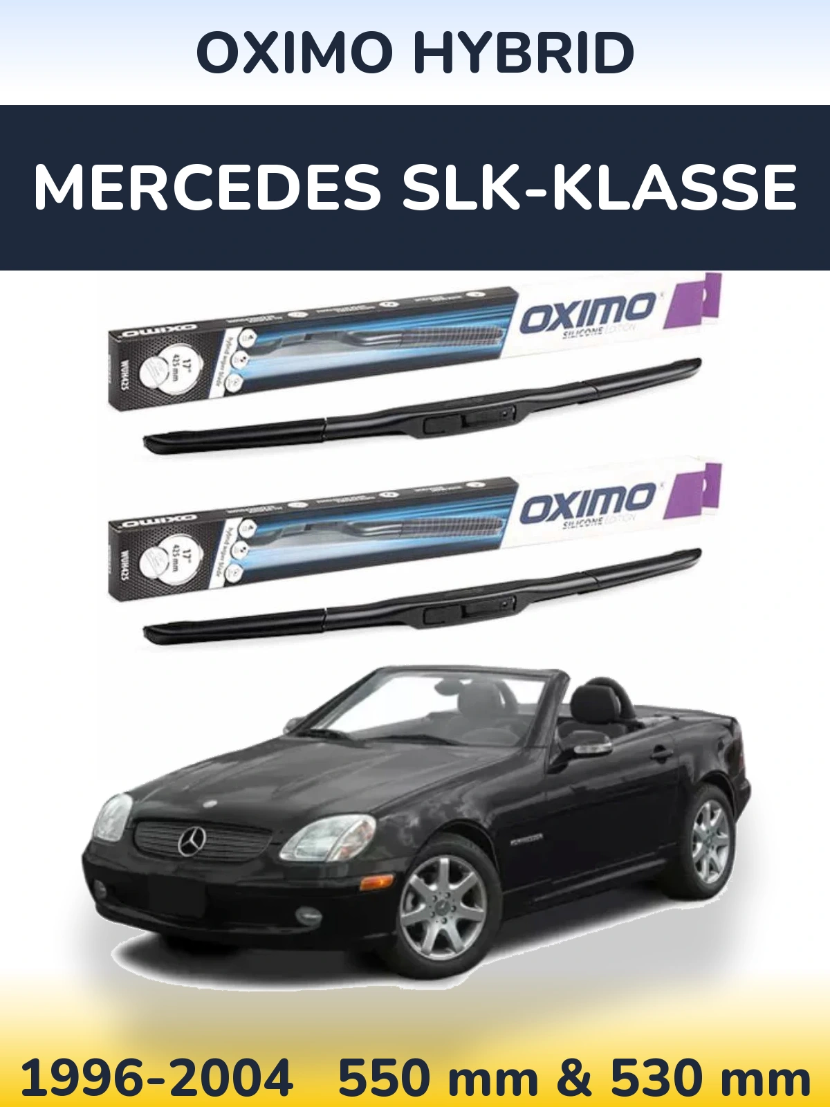 Torkarblad Oximo Hybrid för Mercedes SLK-Klasse