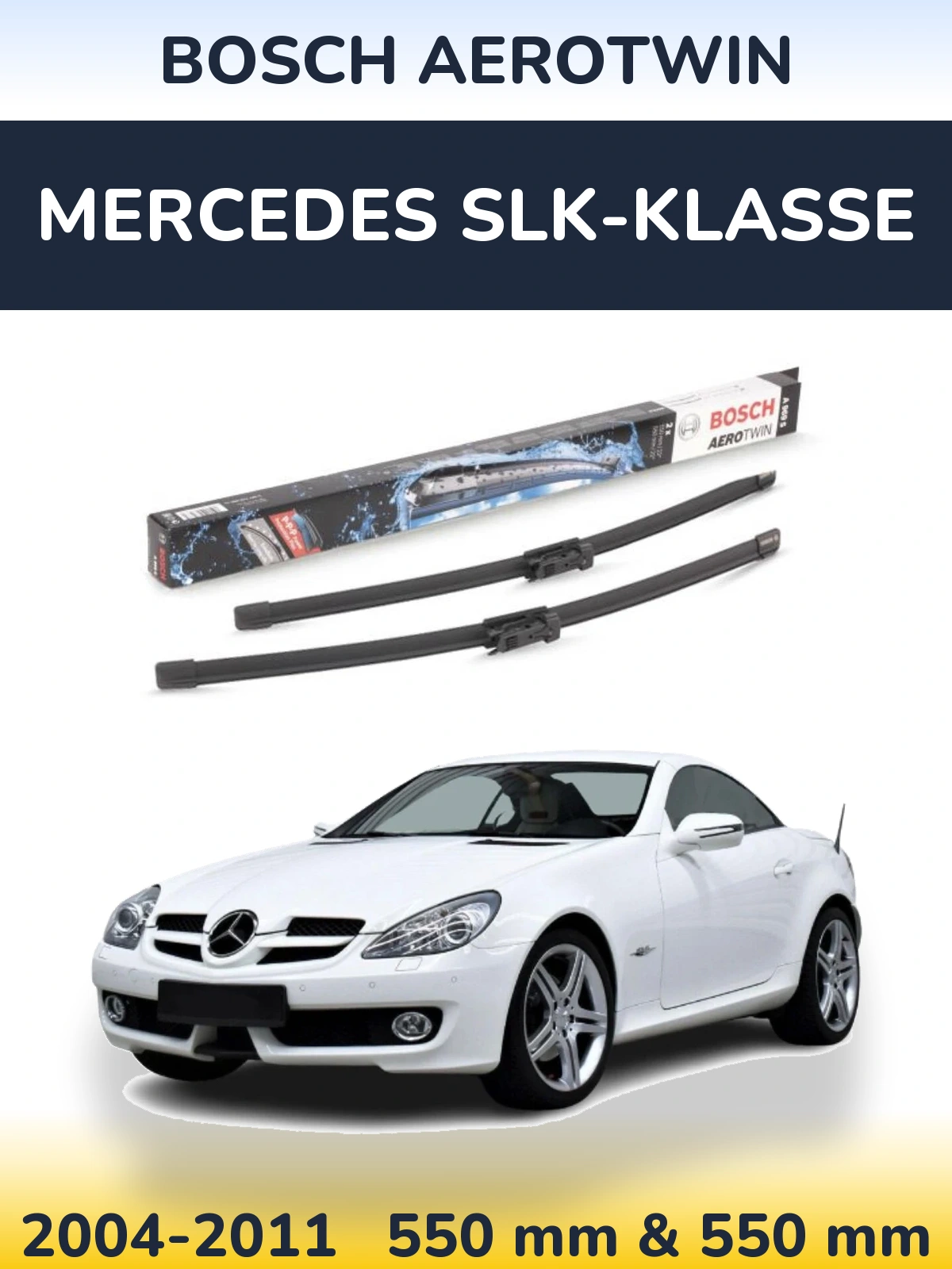 Torkarblad BOSCH AeroTwin för Mercedes SLK-Klasse