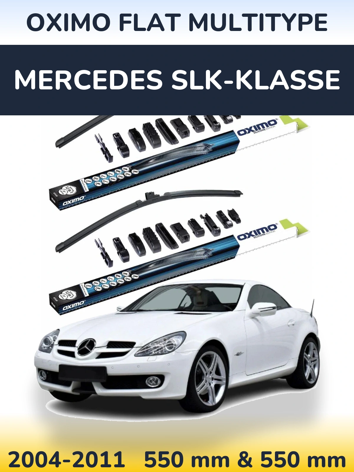 Torkarblad Oximo Flat MultiType för Mercedes SLK-Klasse