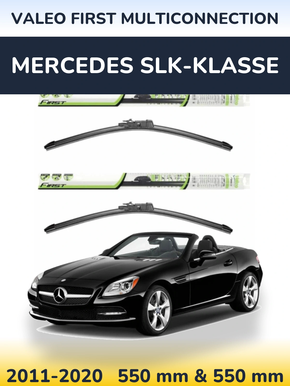 Torkarblad Valeo First MultiConnection för Mercedes SLK-Klasse