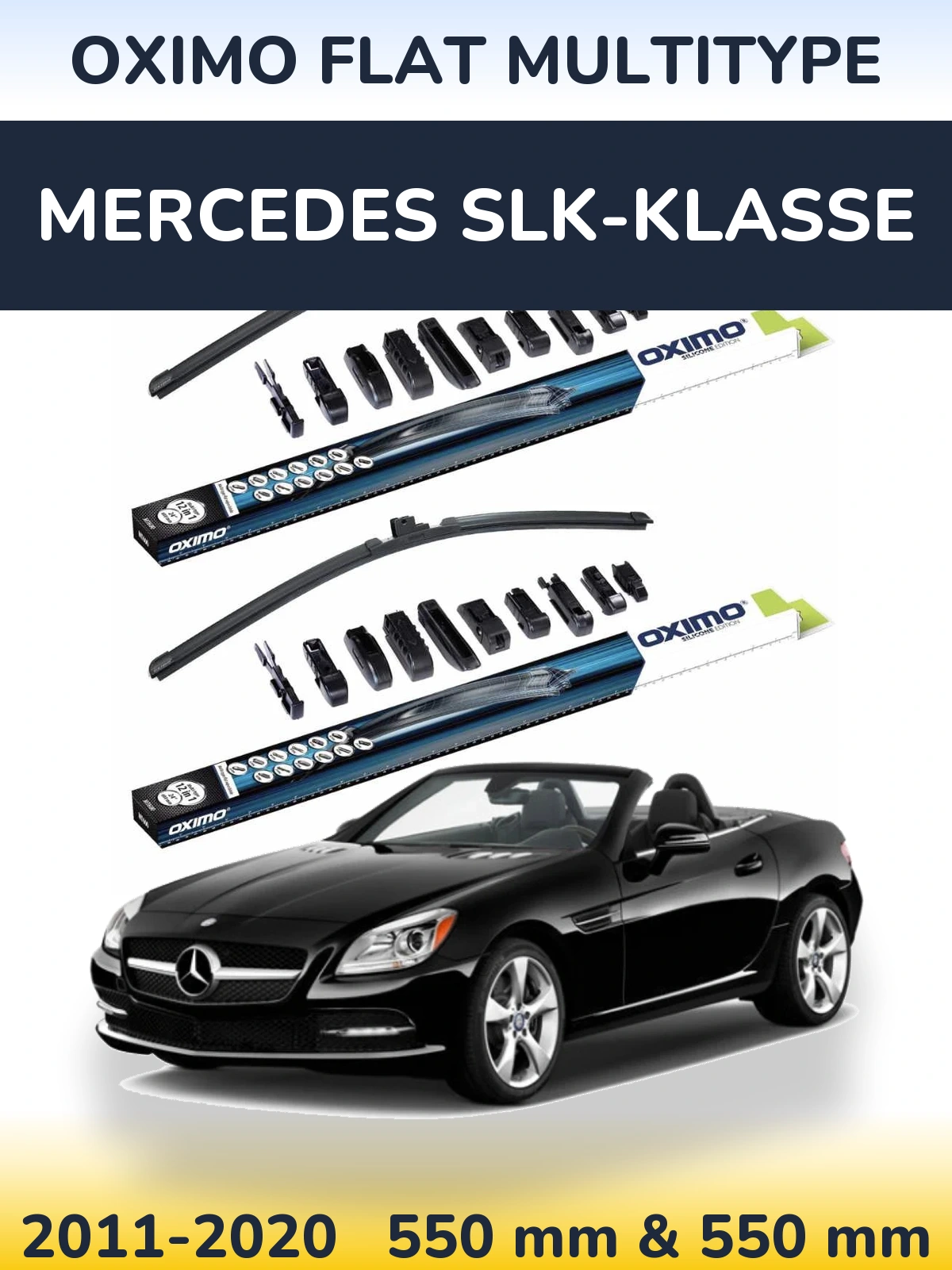 Torkarblad Oximo Flat MultiType för Mercedes SLK-Klasse