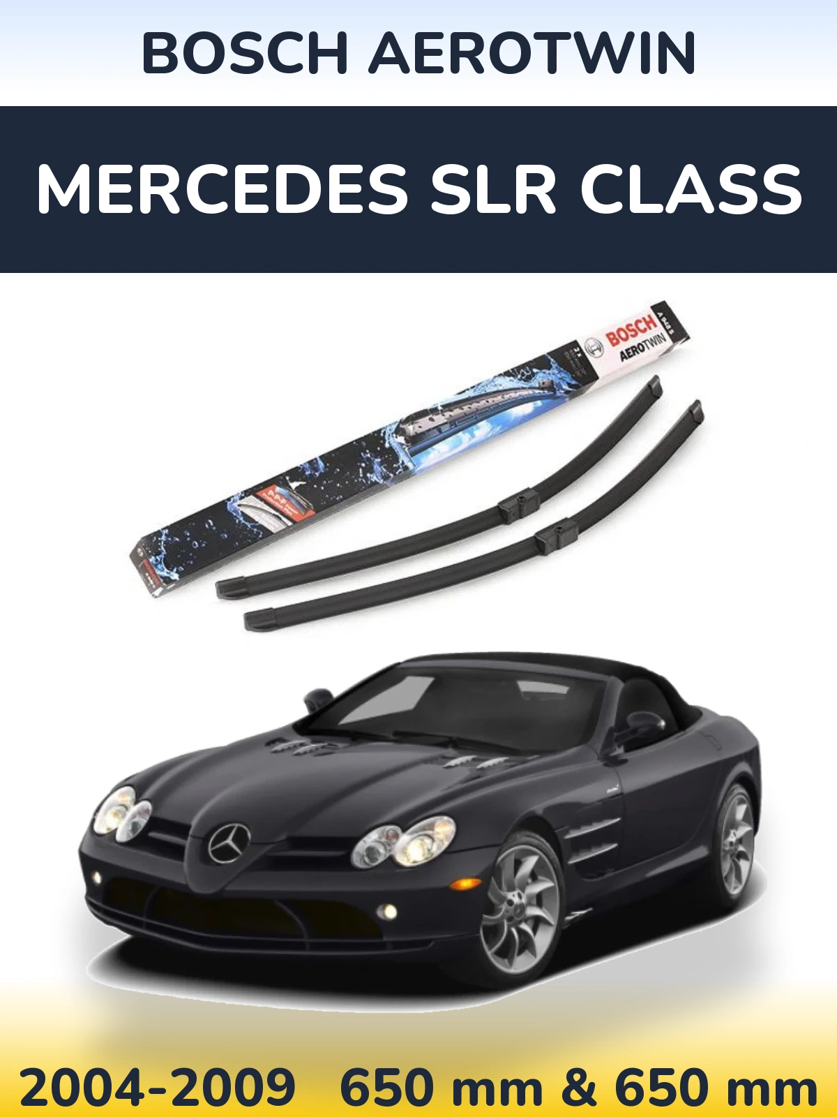 Torkarblad BOSCH AeroTwin för Mercedes SLR Class