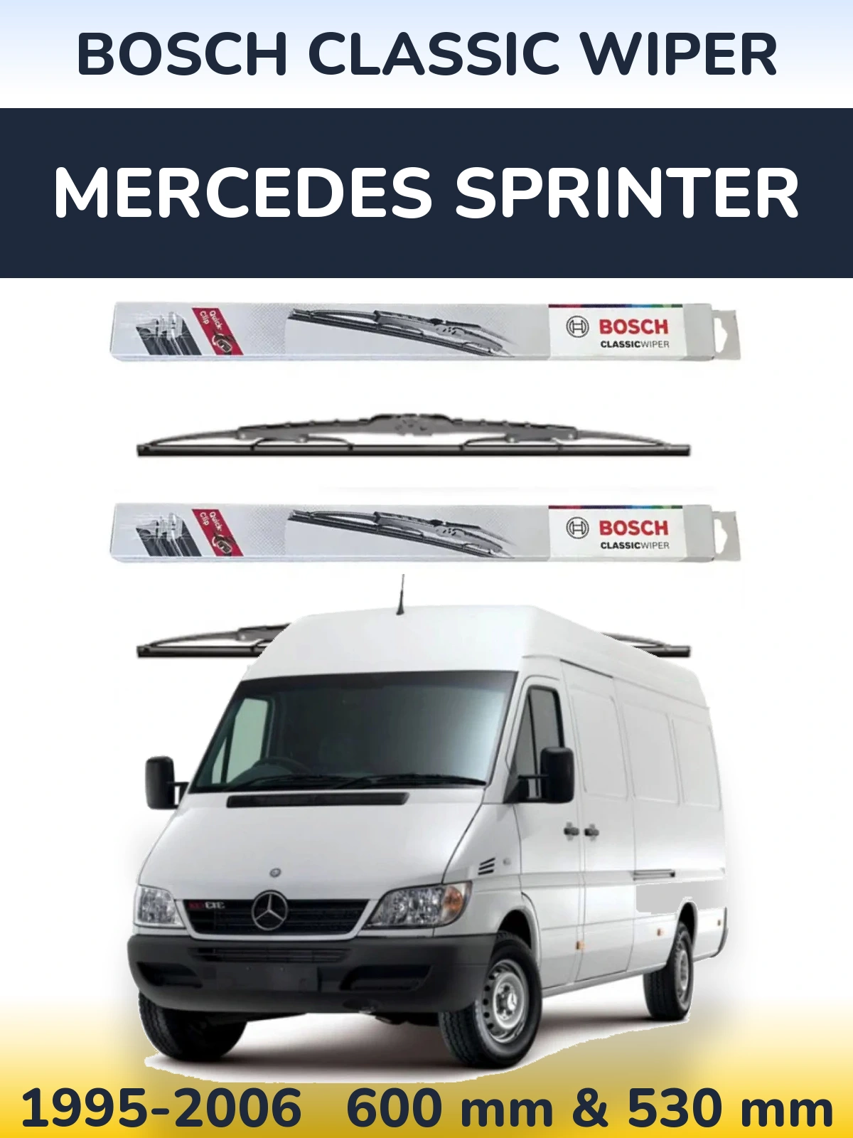 Torkarblad BOSCH Classic Wiper för Mercedes Sprinter
