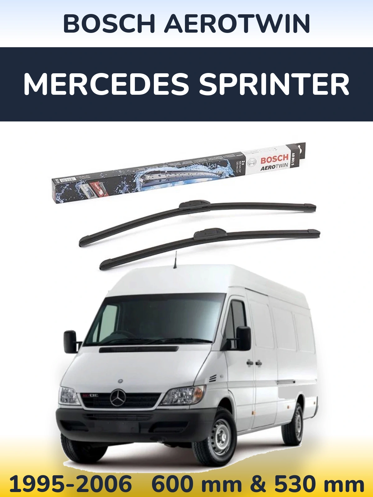 Torkarblad BOSCH AeroTwin för Mercedes Sprinter