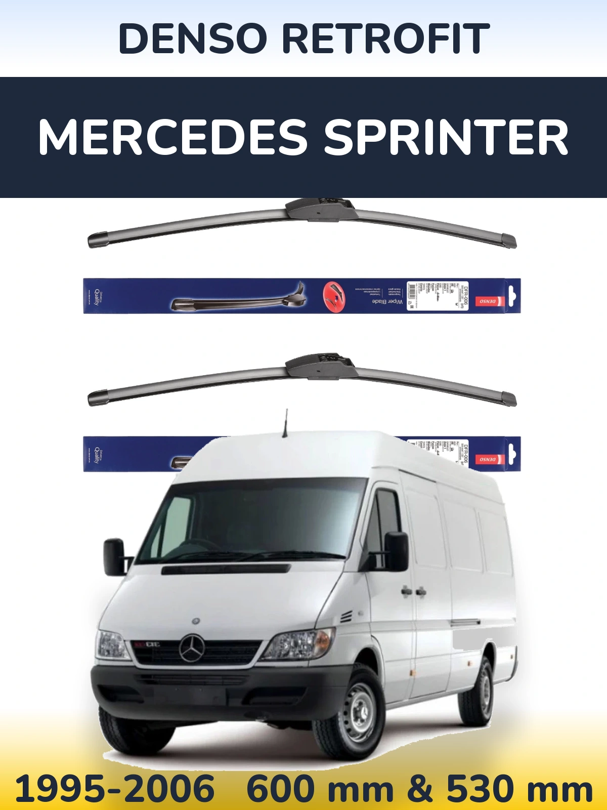 Torkarblad Denso Retrofit för Mercedes Sprinter