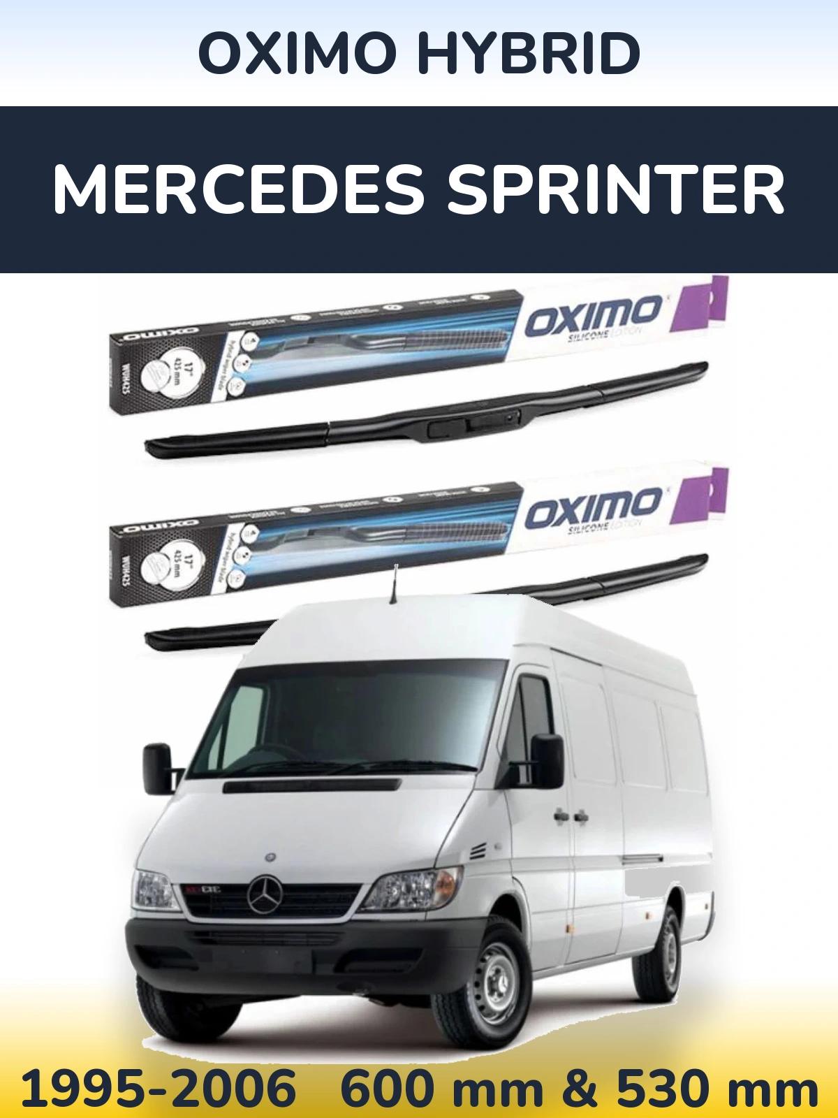 Torkarblad Oximo Hybrid för Mercedes Sprinter