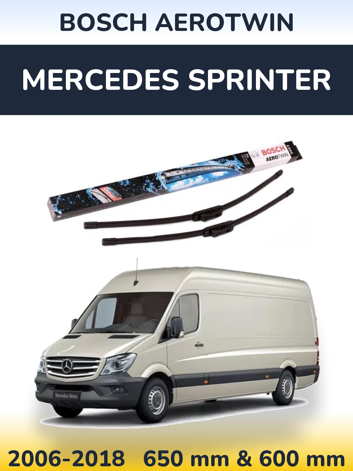 Torkarblad BOSCH AeroTwin för Mercedes Sprinter