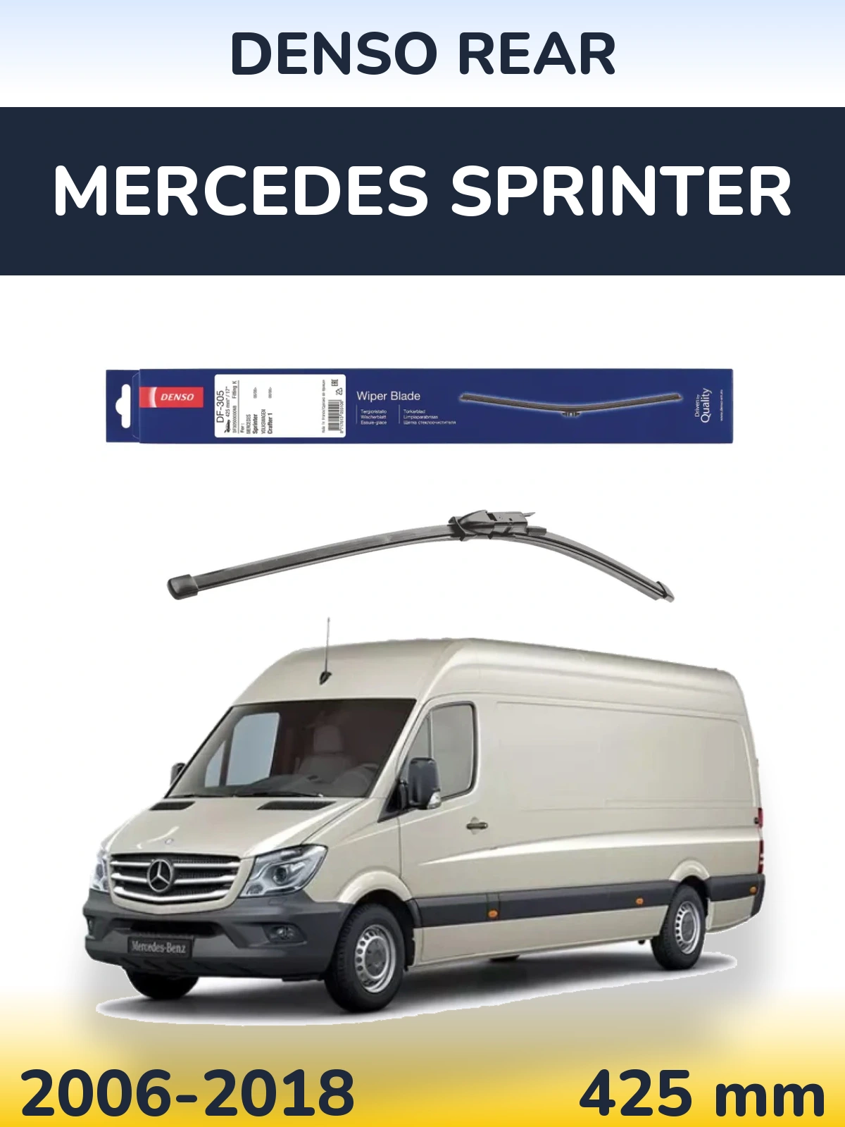 Torkarblad Denso Rear för Mercedes Sprinter
