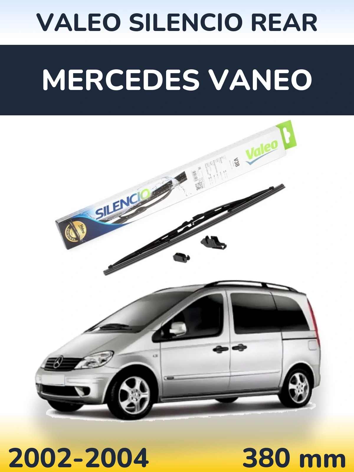 Torkarblad Valeo Silencio Rear för Mercedes Vaneo