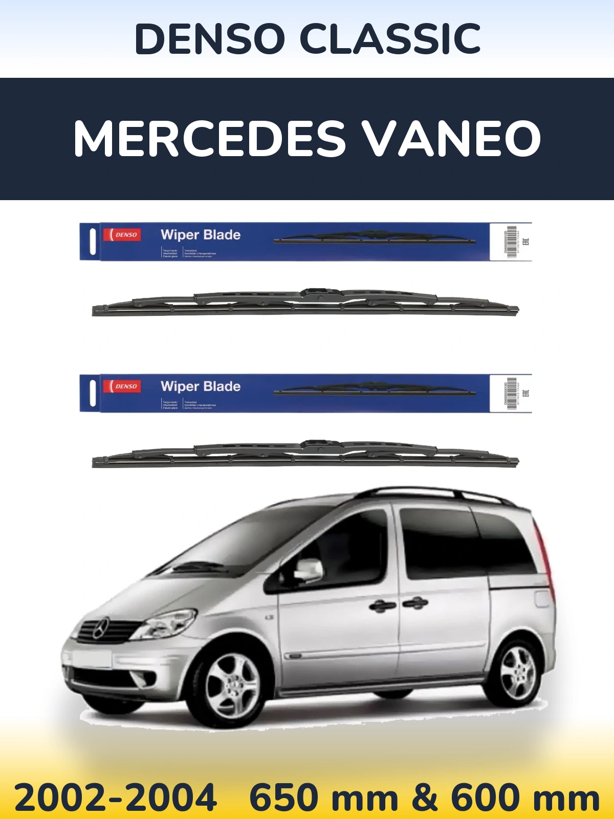 Torkarblad Denso Classic för Mercedes Vaneo