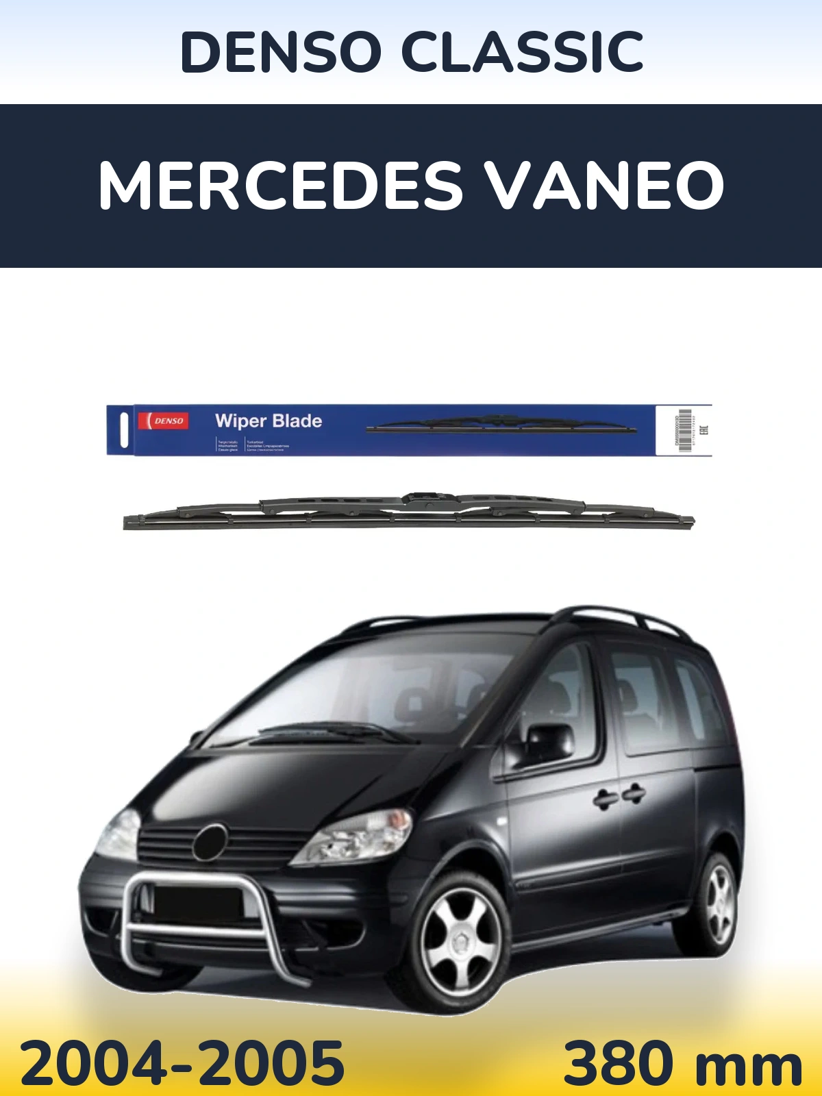 Torkarblad Denso Classic för Mercedes Vaneo