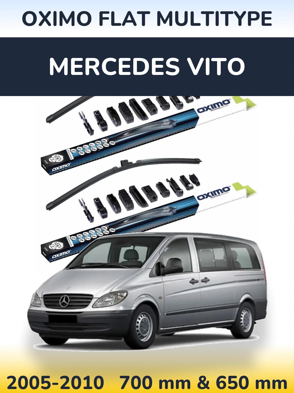 Torkarblad Oximo Flat MultiType för Mercedes Vito