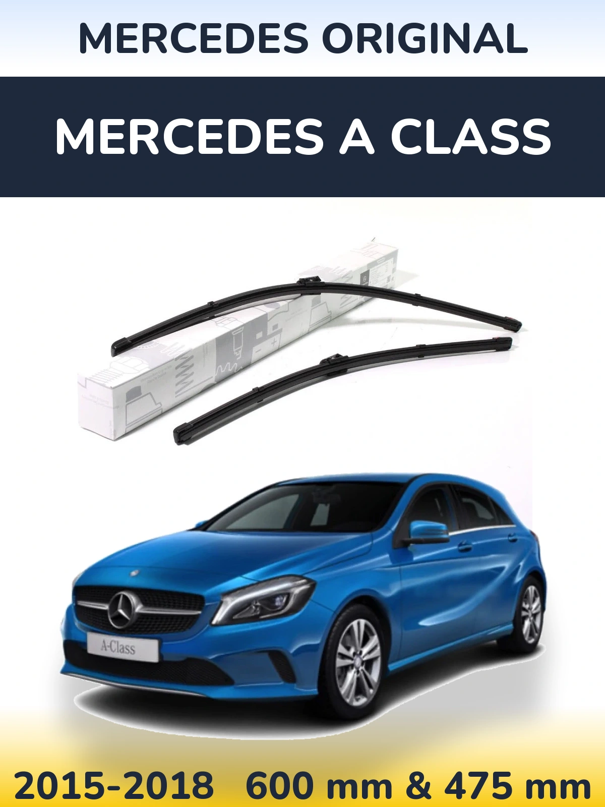 Torkarblad Mercedes OEM Mercedes Original för Mercedes A Class