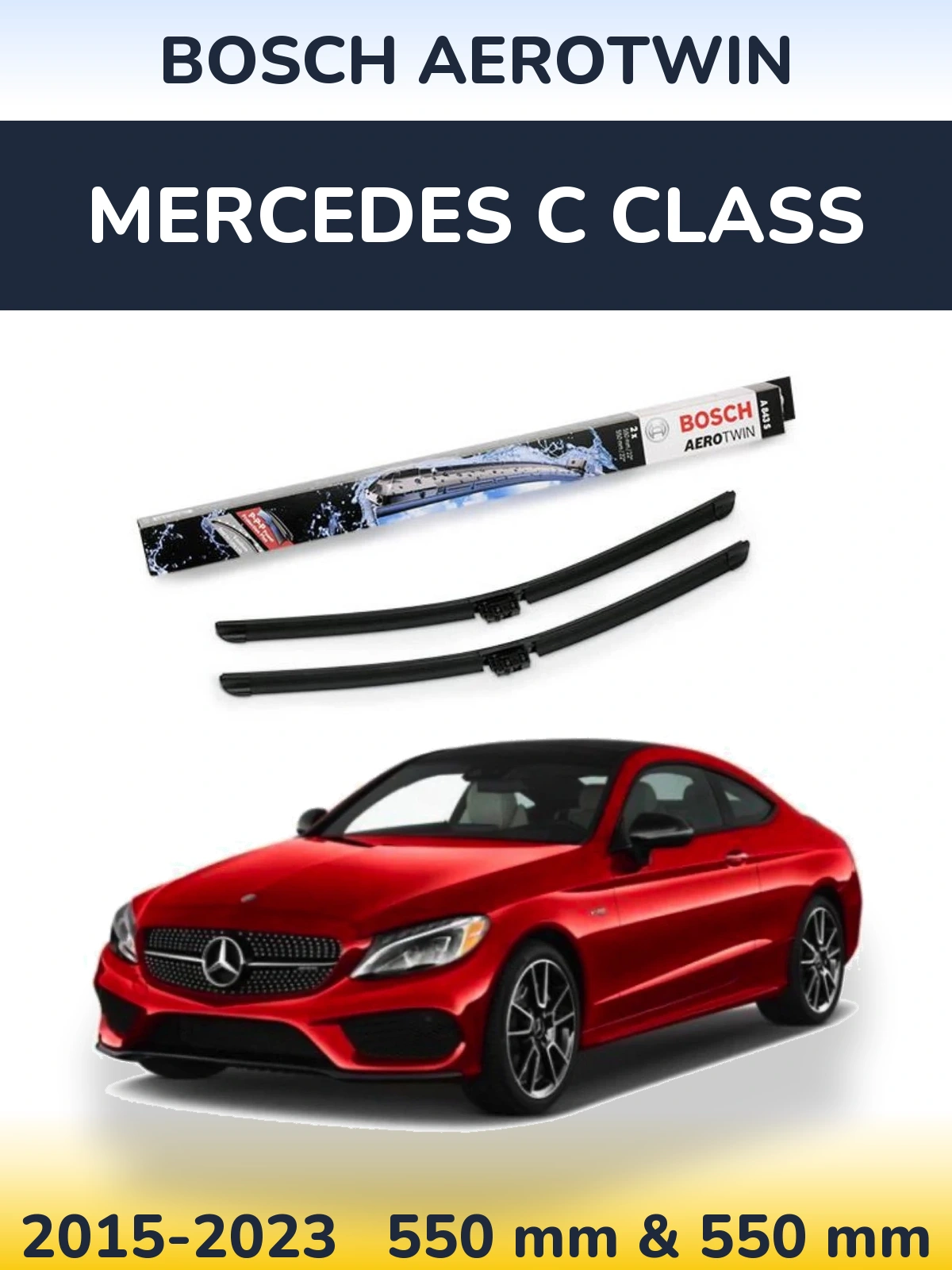 Torkarblad BOSCH AeroTwin för Mercedes C Class