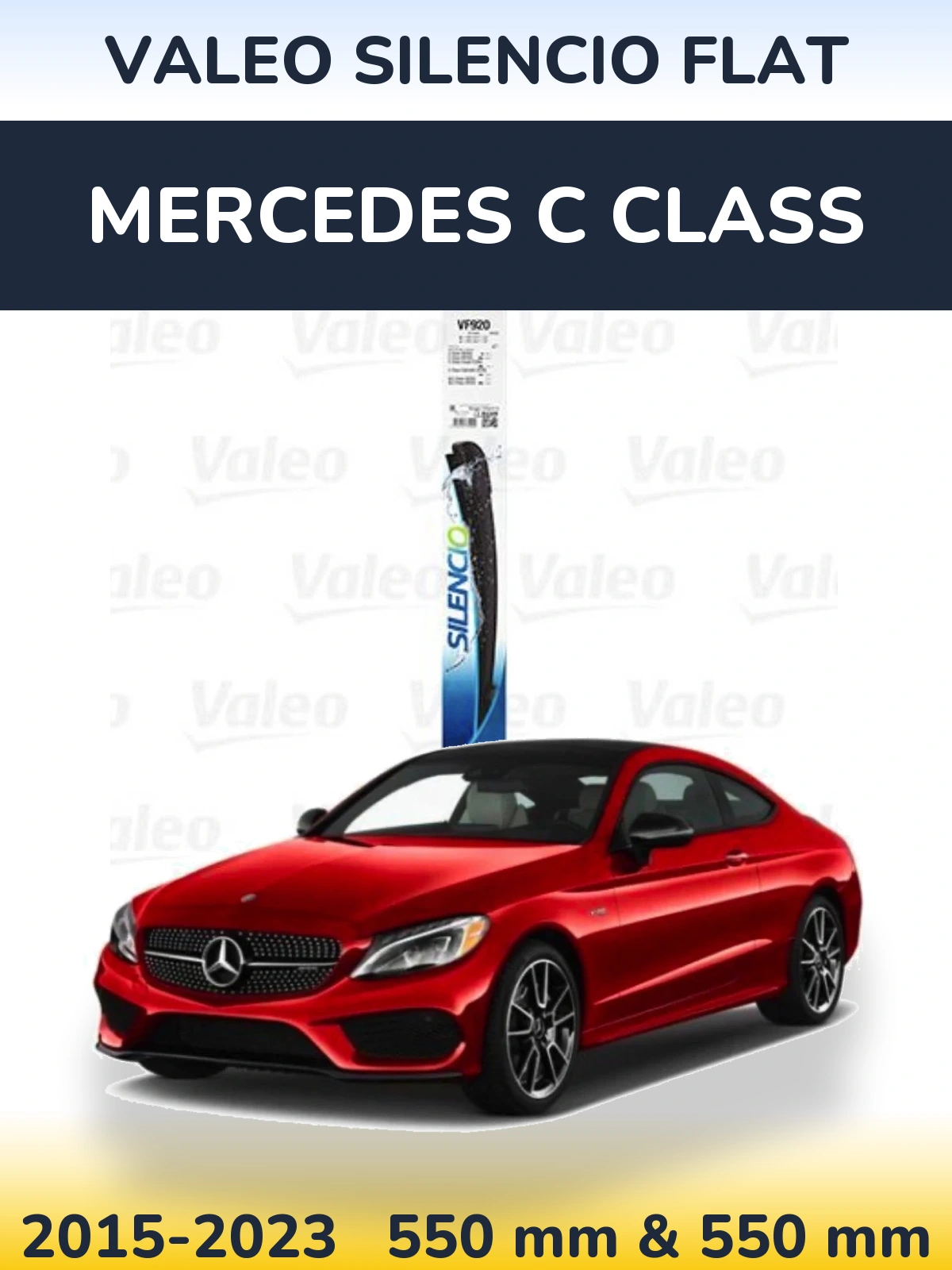 Torkarblad Valeo Silencio Flat för Mercedes C Class