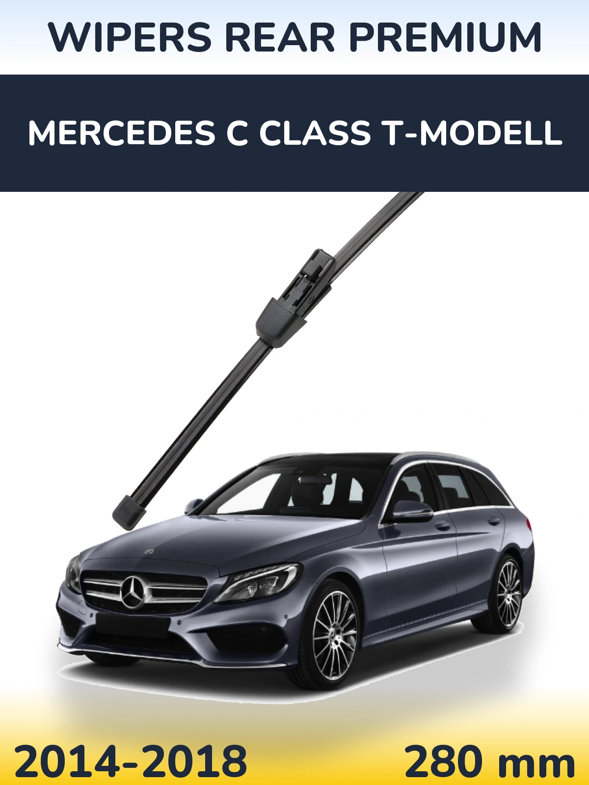 Задний дворник WIPERS REAR PREMIUM 280 мм для Mercedes C Class T-Модельl 2014-2018