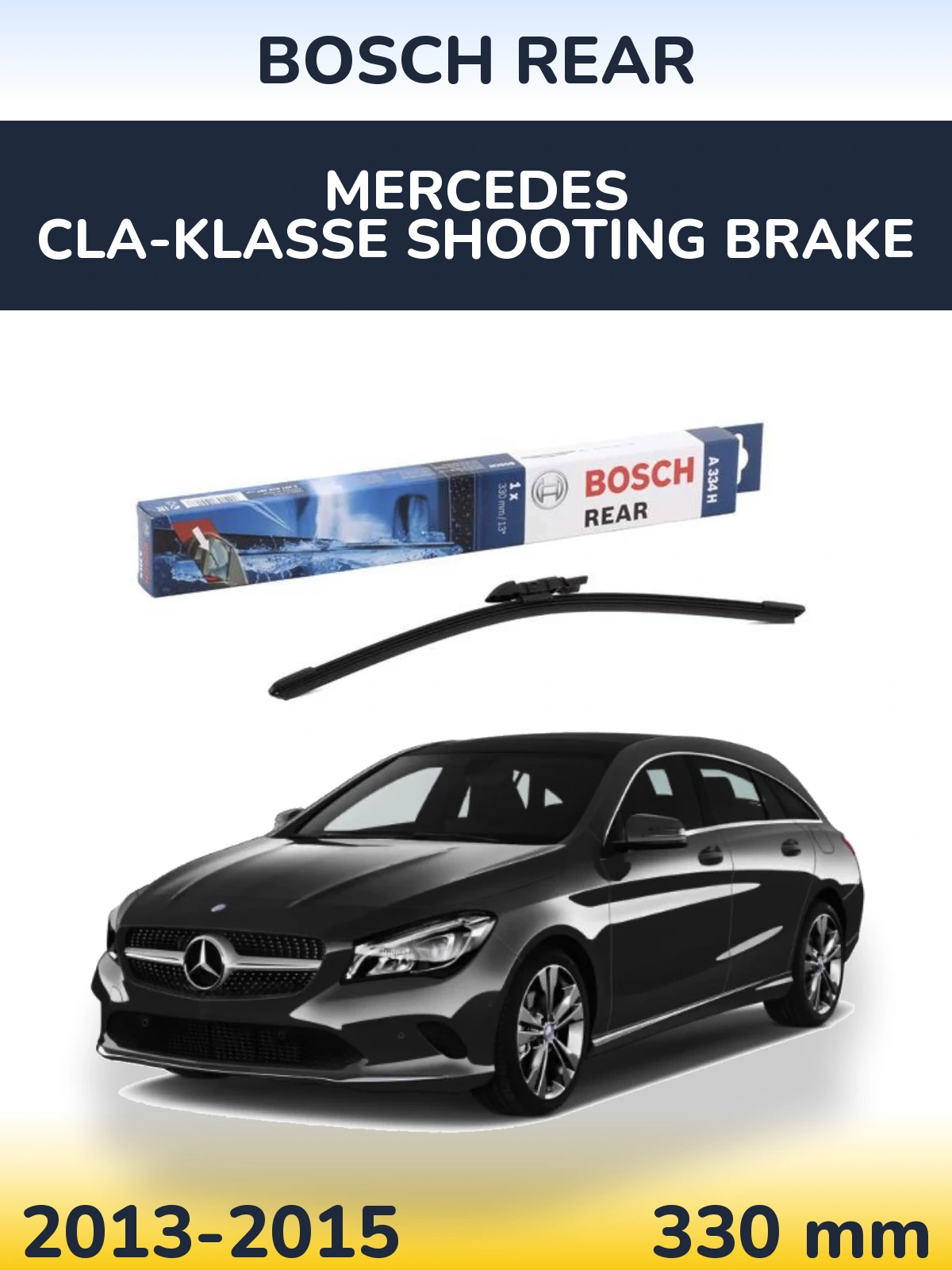Torkarblad BOSCH Rear för Mercedes CLA-Klasse Shooting Brake