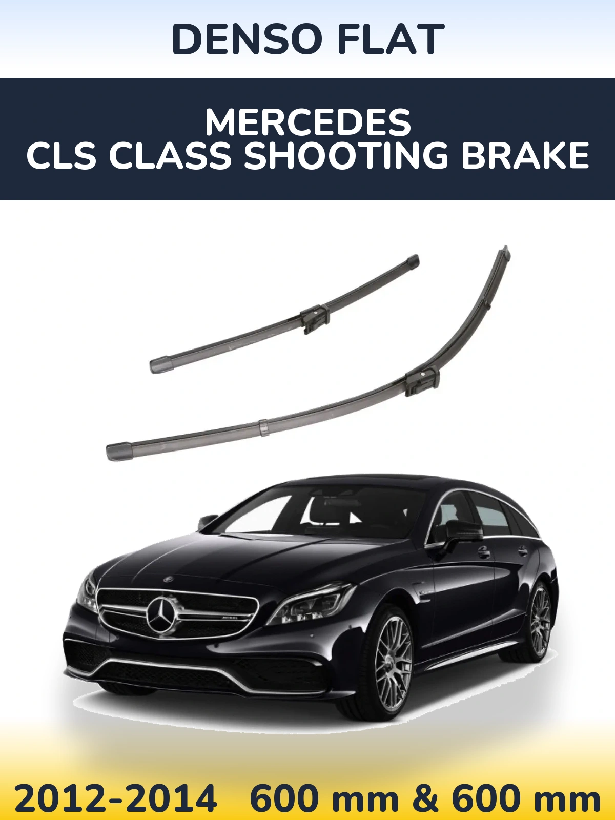 Torkarblad Denso Flat för Mercedes CLS Class Shooting Brake