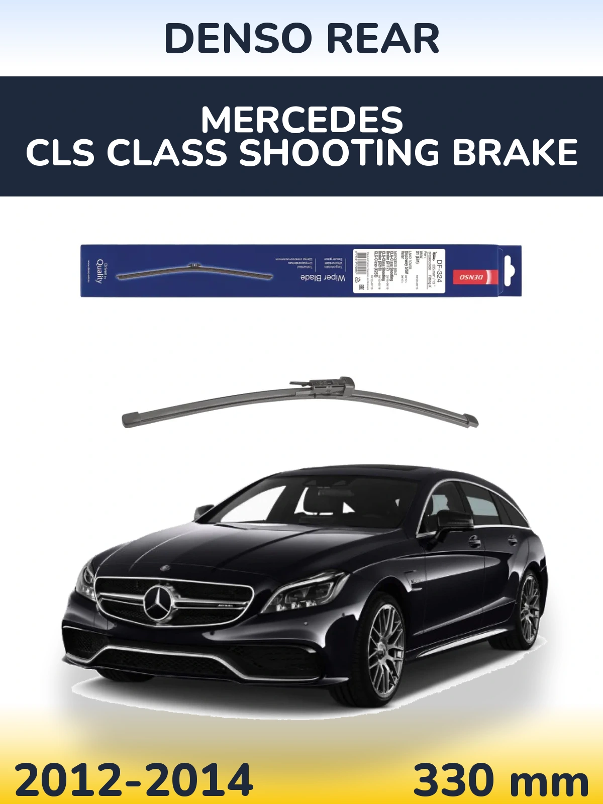 Torkarblad Denso Rear för Mercedes CLS Class Shooting Brake