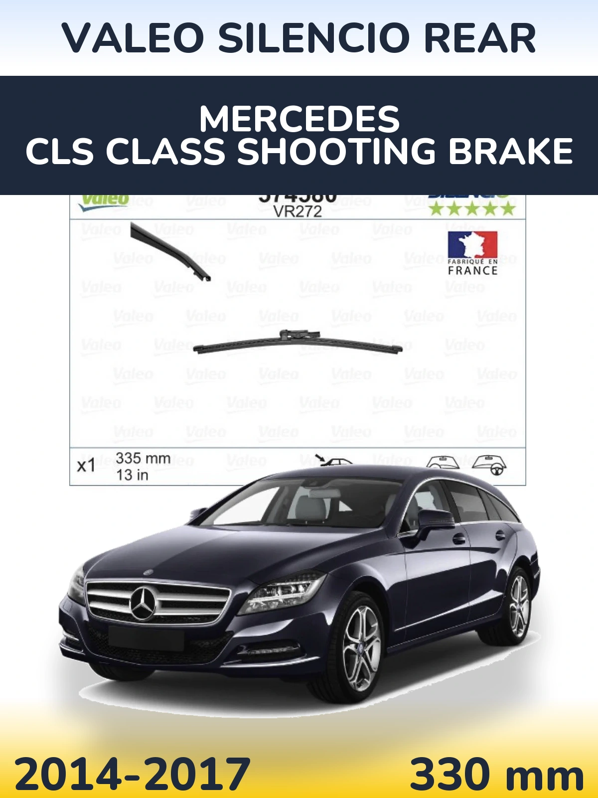 Torkarblad Valeo Silencio Rear för Mercedes CLS Class Shooting Brake