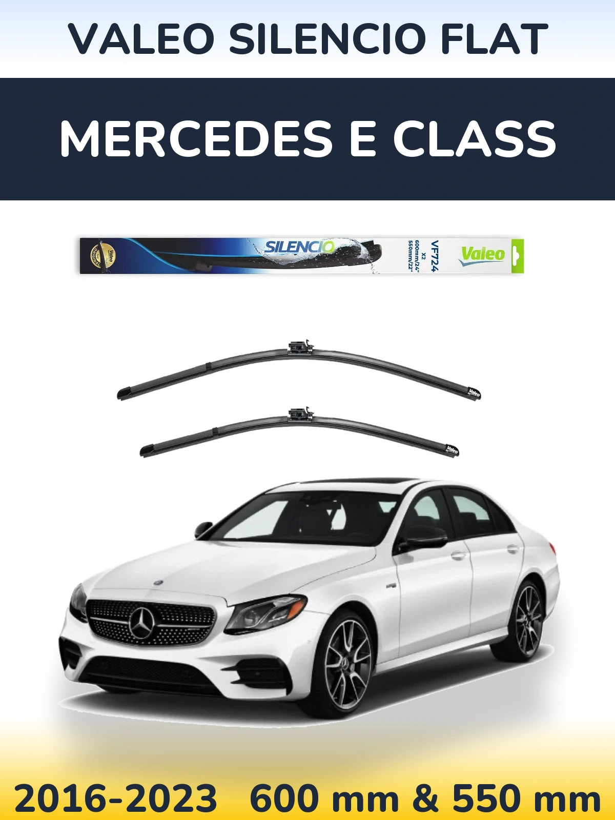 Torkarblad Valeo Silencio Flat för Mercedes E Class