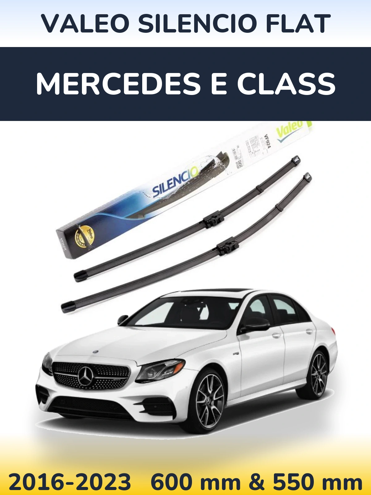 Torkarblad Valeo Silencio Flat för Mercedes E Class