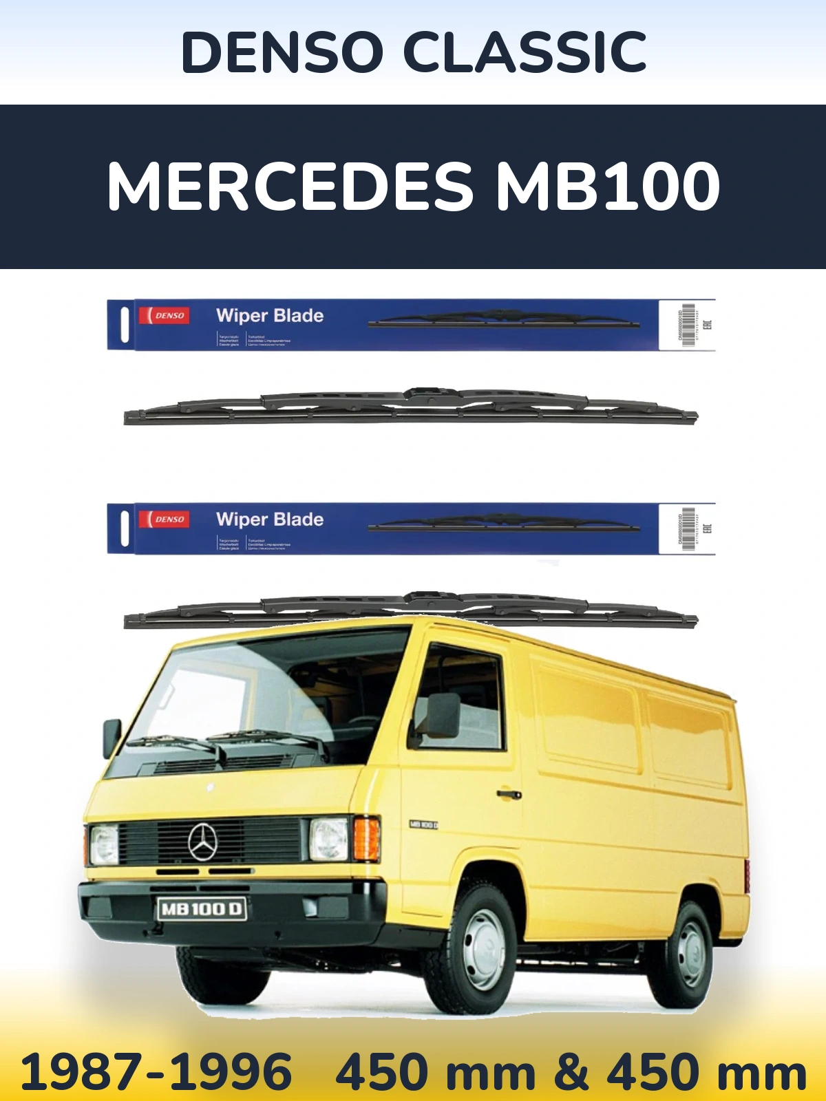 Torkarblad Denso Classic för Mercedes MB100